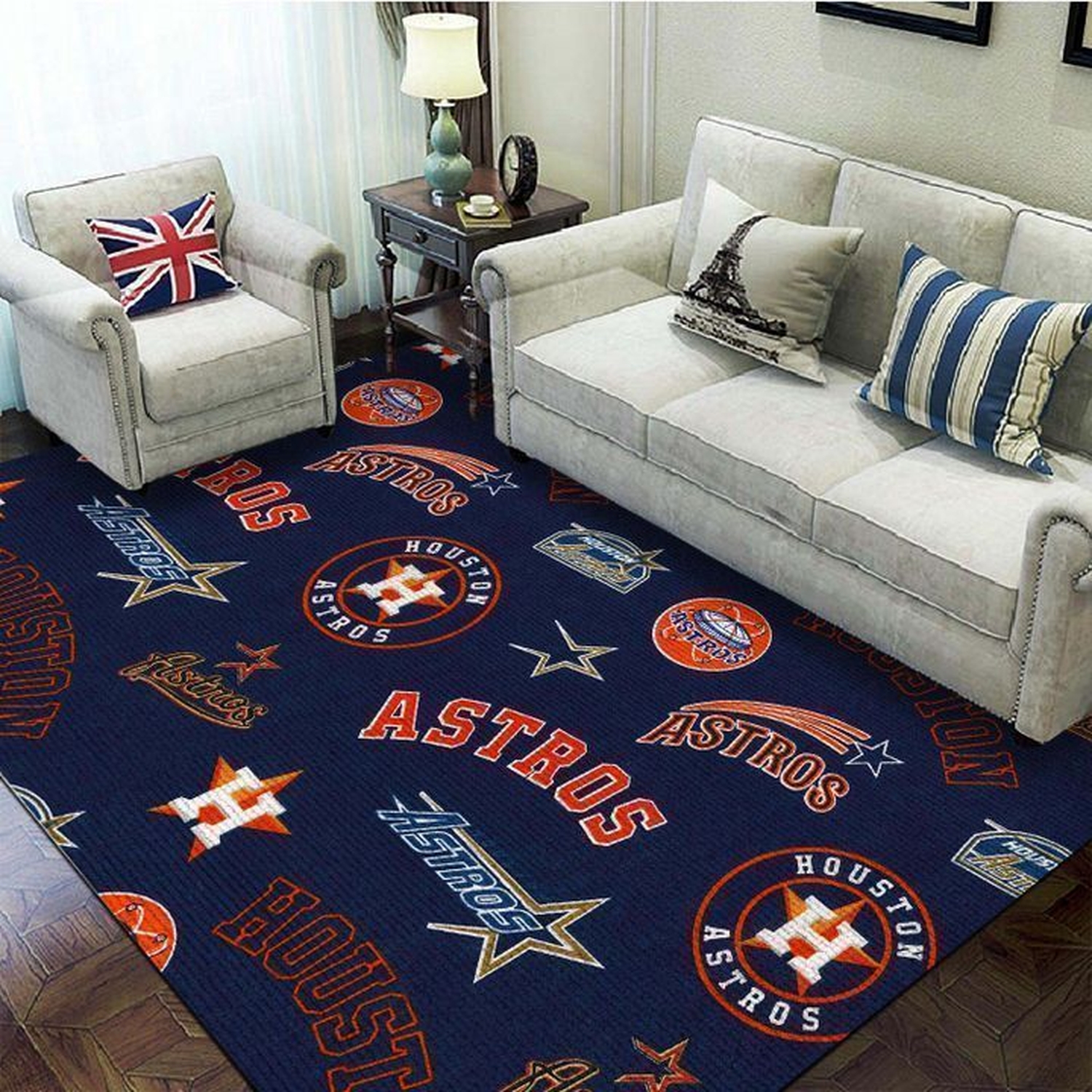 Houston Astros Living Room Area Rug - Unique Anime Apparel for Fans