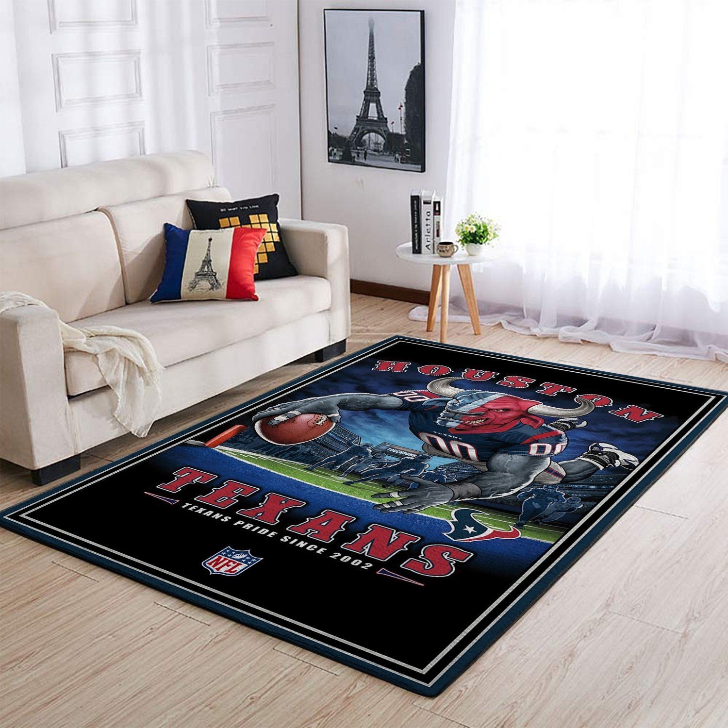 Houston Texans Living Room Area Rug - Unique Anime Apparel for Fans