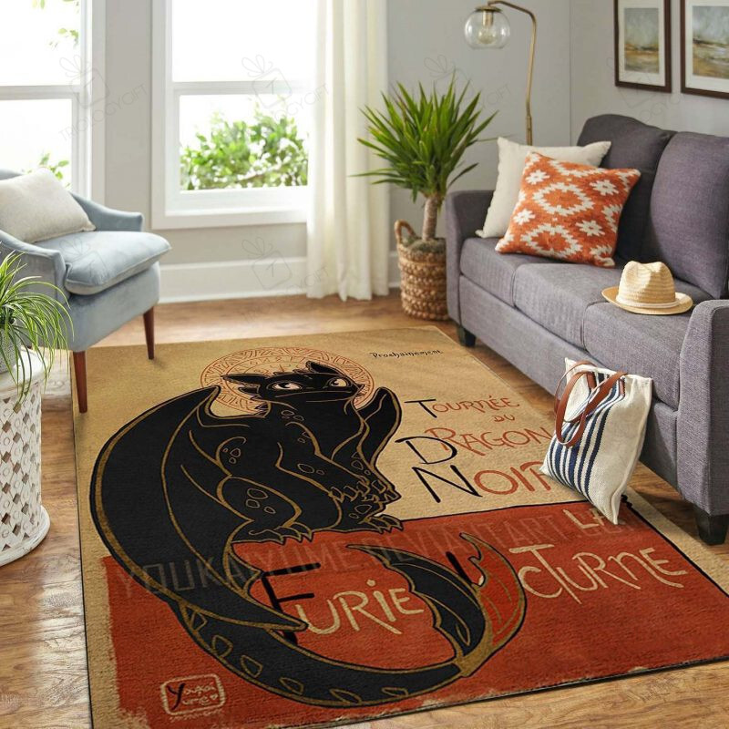 How To Train Your Dragon 3 Rectangle Rug Decor Area Rugs For Living Room Bedroom Kitchen Rugs Home Carpet Flooring TTG016312