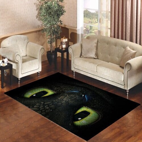 How To Train Your Dragon Face Rectangle Rug Decor Area Rugs For Living Room Bedroom Kitchen Rugs Home Carpet Flooring TTG016305