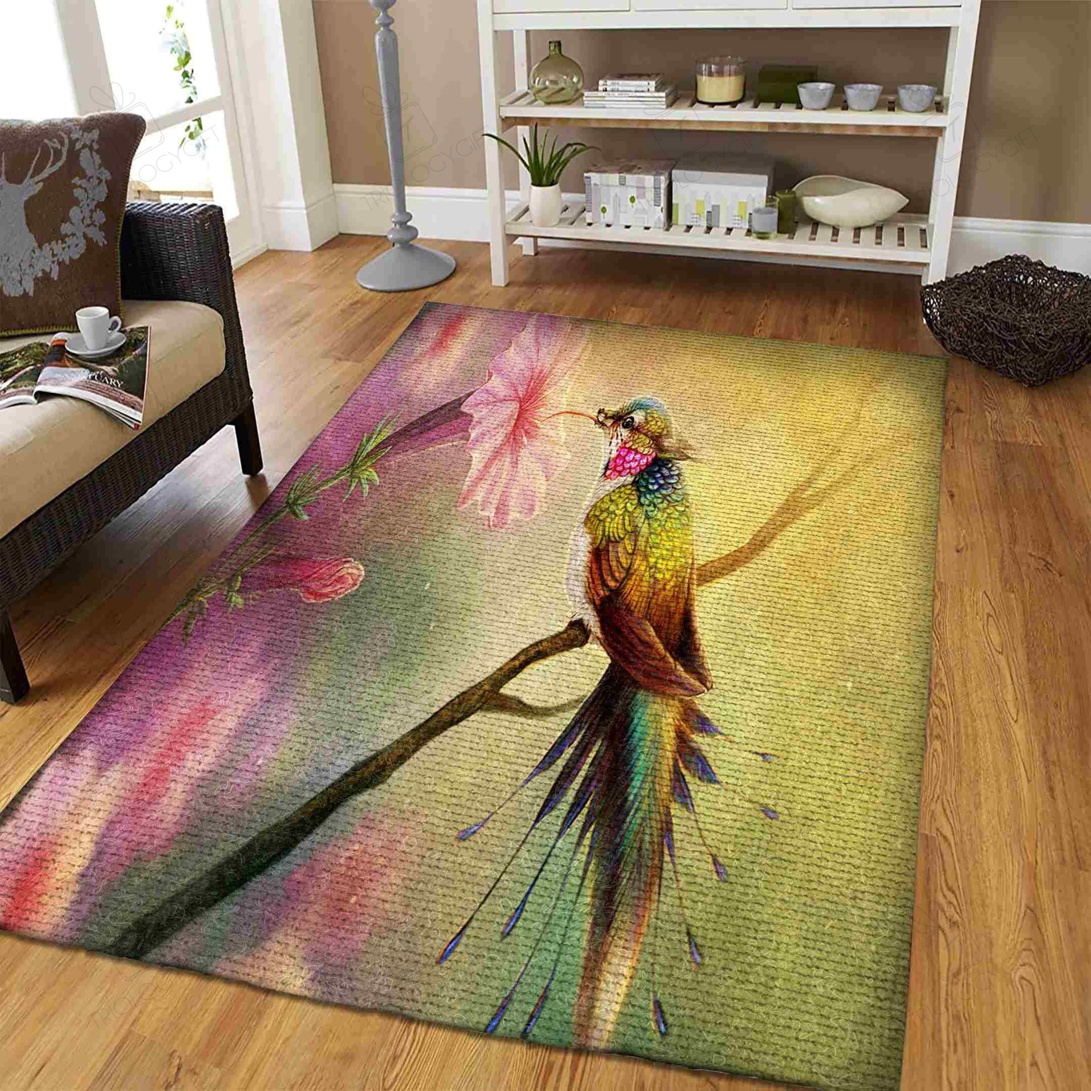 Hummingbird It56895 Rectangle Rug Decor Area Rugs For Living Room Bedroom Kitchen Rugs Home Carpet Flooring TTG016355