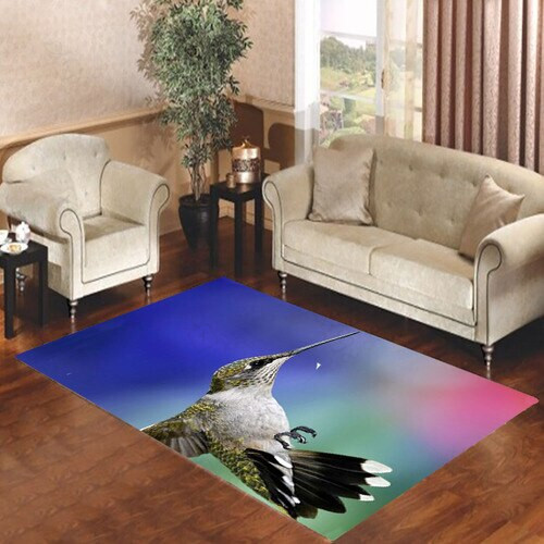 Hummingbird Rectangle Rug Decor Area Rugs For Living Room Bedroom Kitchen Rugs Home Carpet Flooring TTG016357