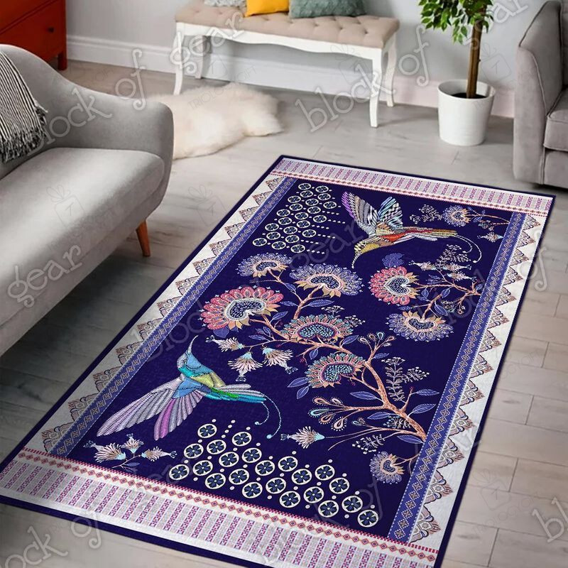 Hummingbird Rectangle Rug Decor Area Rugs For Living Room Bedroom Kitchen Rugs Home Carpet Flooring TTG016358