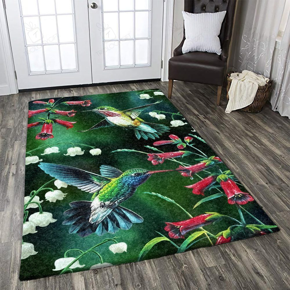 Hummingbird Rectangle Rug Decor Area Rugs For Living Room Bedroom Kitchen Rugs Home Carpet Flooring TTG016374