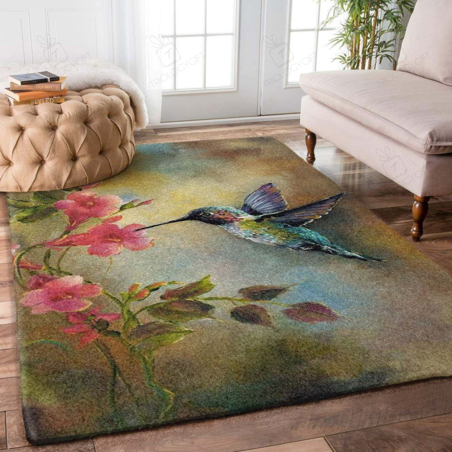 Hummingbirds Rectangle Rug Decor Area Rugs For Living Room Bedroom Kitchen Rugs Home Carpet Flooring TTG016382
