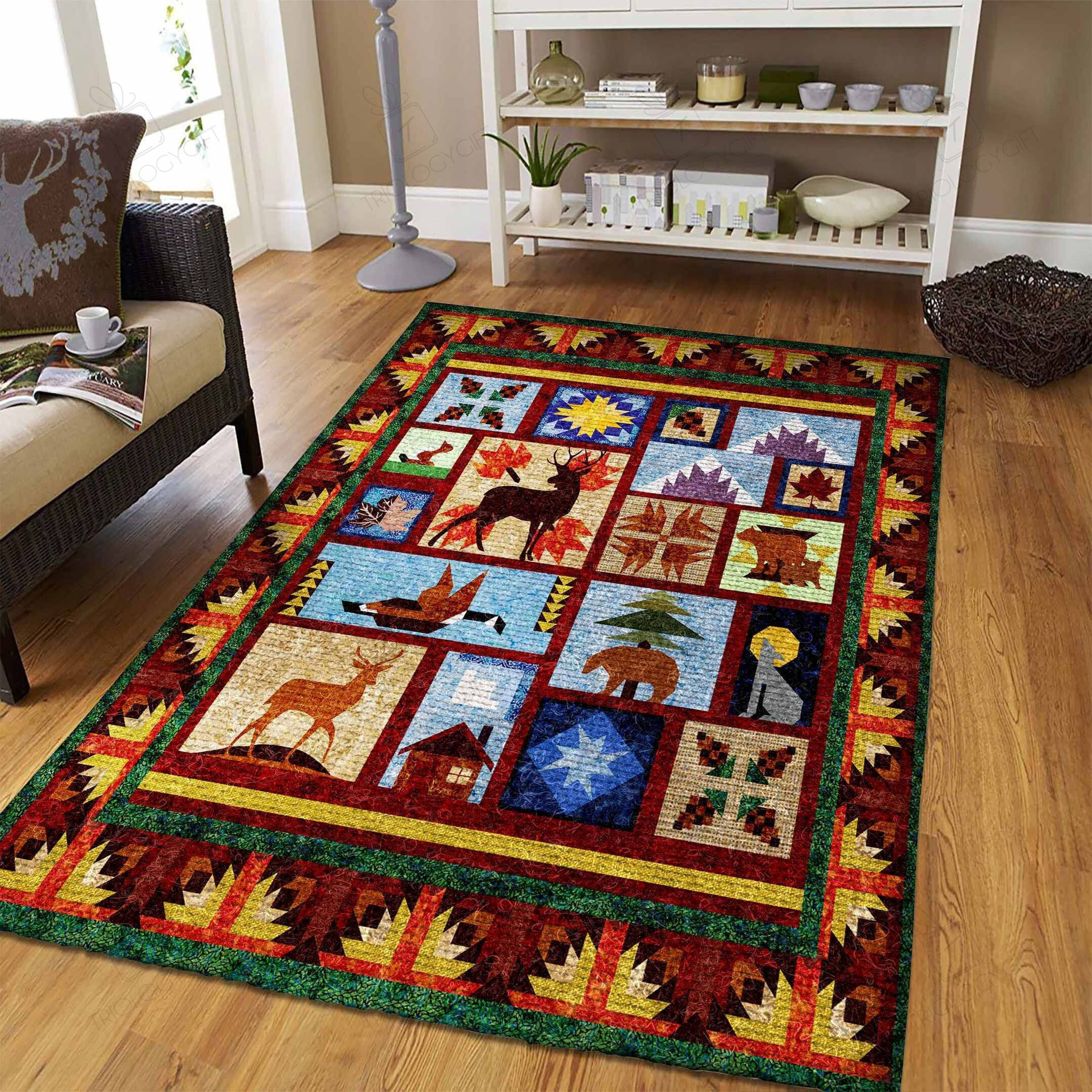 Hungting Rectangle Rug Decor Area Rugs For Living Room Bedroom Kitchen Rugs Home Carpet Flooring TTG016395