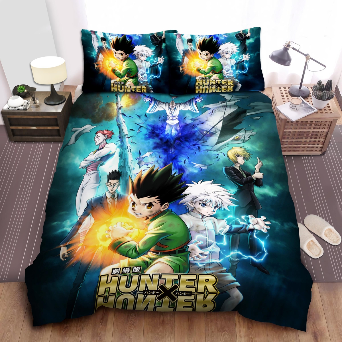 Hunter X Hunter The Last Mission Bed Sheets Spread Duvet Cover Bedding Set - Unique Anime Apparel for Fans
