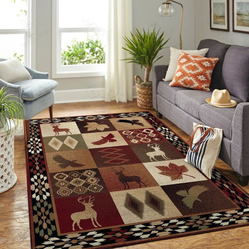 Hunting 6 Rectangle Rug Decor Area Rugs For Living Room Bedroom Kitchen Rugs Home Carpet Flooring TTG016398