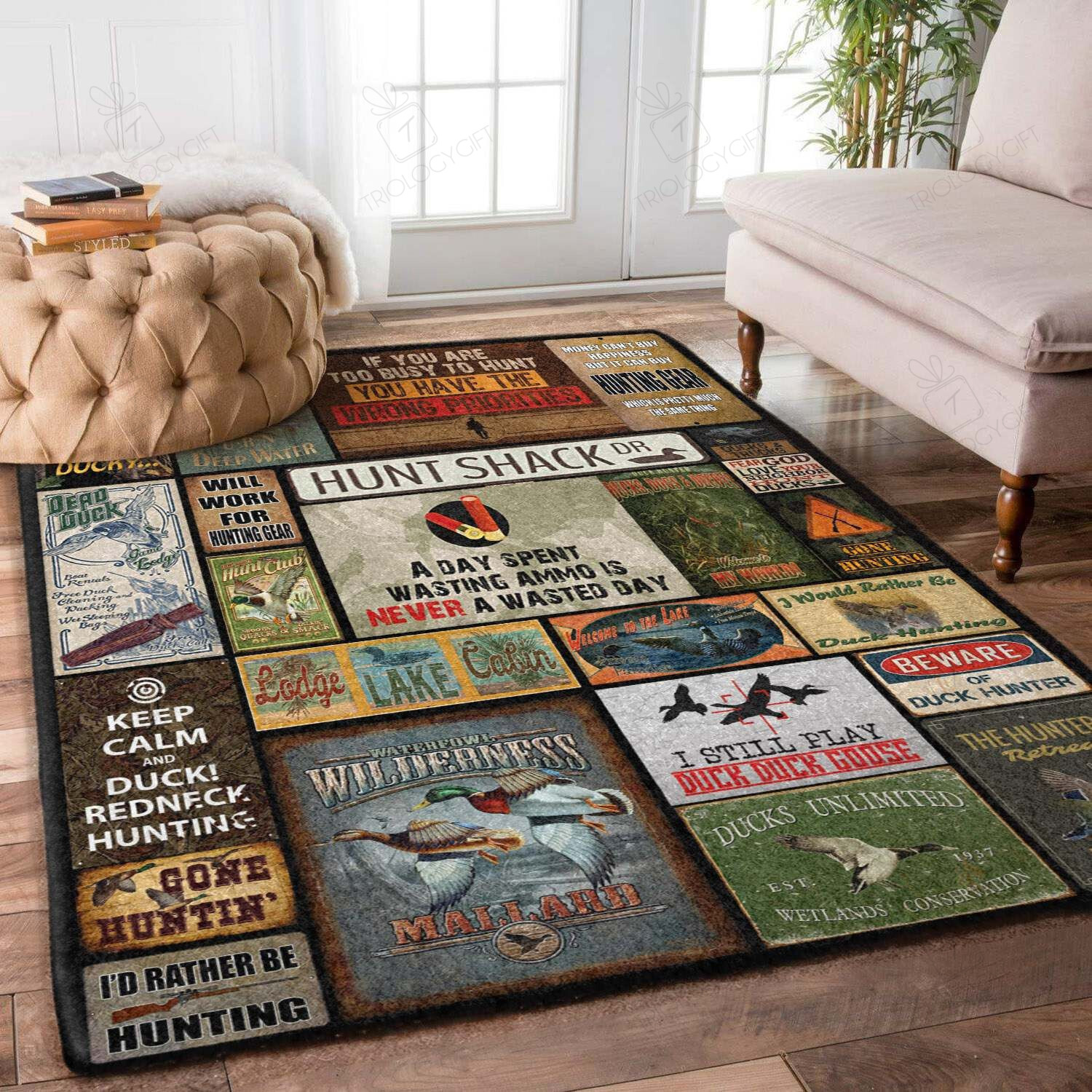 Hunting Rectangle Rug Decor Area Rugs For Living Room Bedroom Kitchen Rugs Home Carpet Flooring TTG016405
