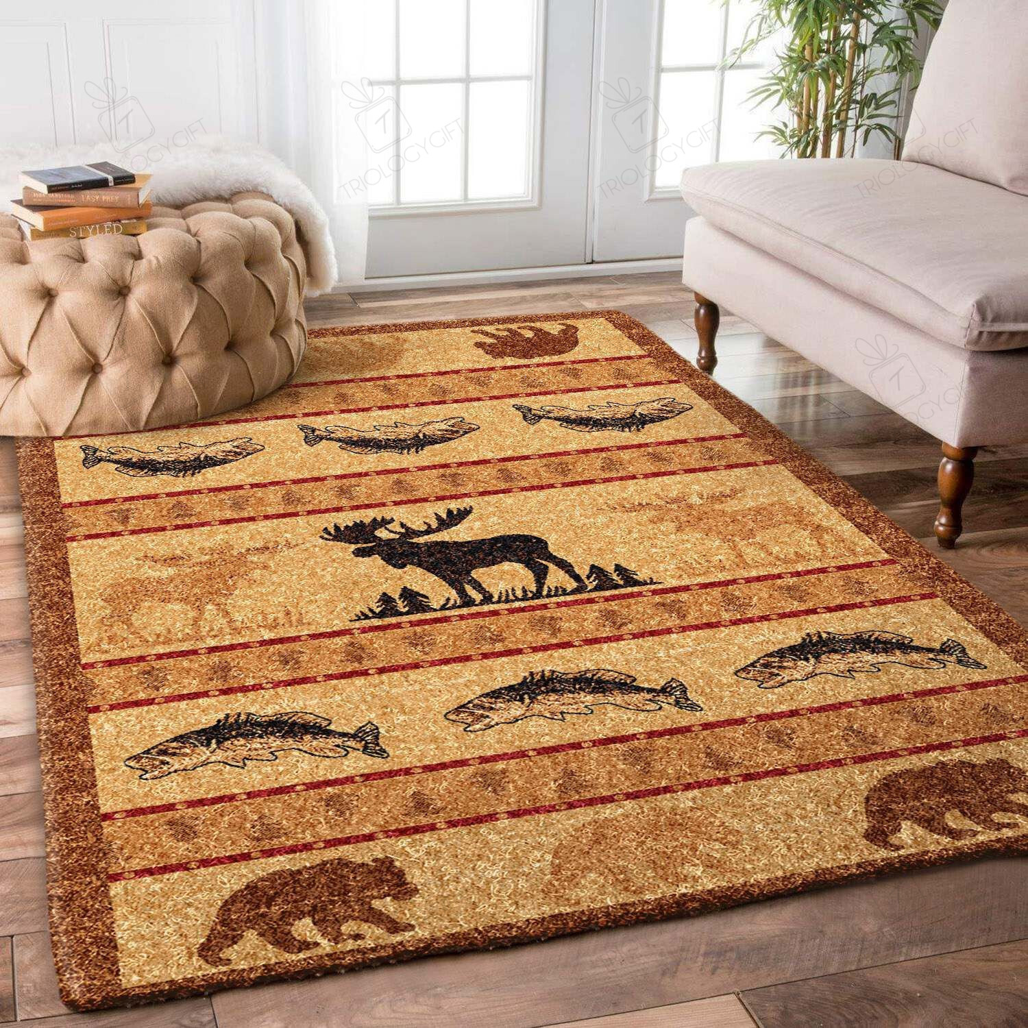 Hunting Rectangle Rug Decor Area Rugs For Living Room Bedroom Kitchen Rugs Home Carpet Flooring TTG016409