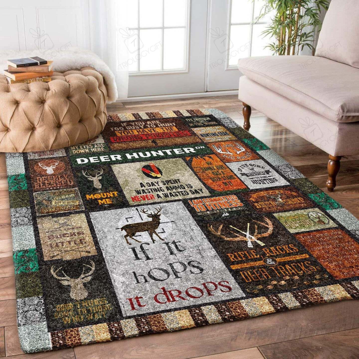 Hunting Rectangle Rug Decor Area Rugs For Living Room Bedroom Kitchen Rugs Home Carpet Flooring TTG016412