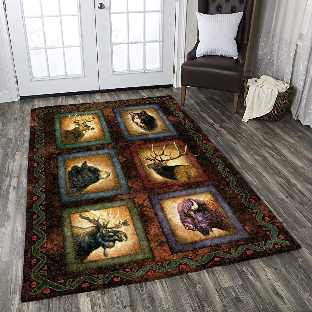 Hunting Rectangle Rug Decor Area Rugs For Living Room Bedroom Kitchen Rugs Home Carpet Flooring TTG016413