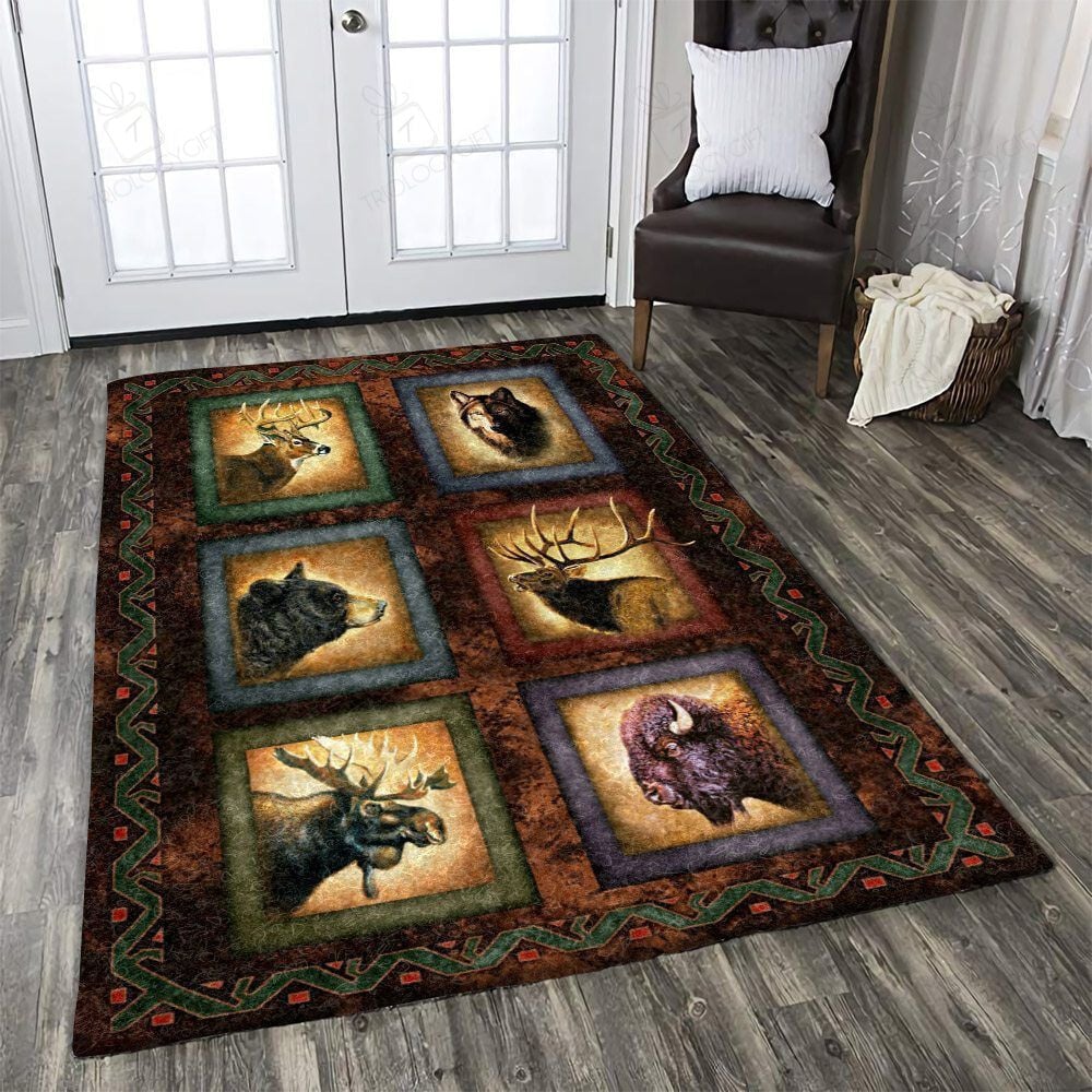 Hunting Rectangle Rug Decor Area Rugs For Living Room Bedroom Kitchen Rugs Home Carpet Flooring TTG016413