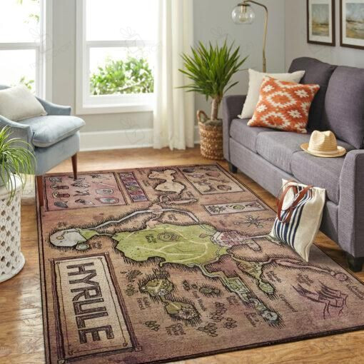 Hyrule WarrioTTG Gaming Mr27474 Rectangle Rug Decor Area Rugs For Living Room Bedroom Kitchen Rugs Home Carpet Flooring TTG016431