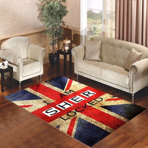 I Am Sherlocked Rectangle Rug Decor Area Rugs For Living Room Bedroom Kitchen Rugs Home Carpet Flooring TTG016436