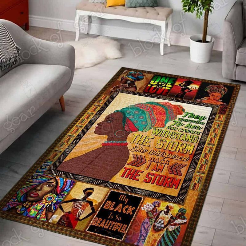I Am The Storm African Rectangle Rug Decor Area Rugs For Living Room Bedroom Kitchen Rugs Home Carpet Flooring TTG016439