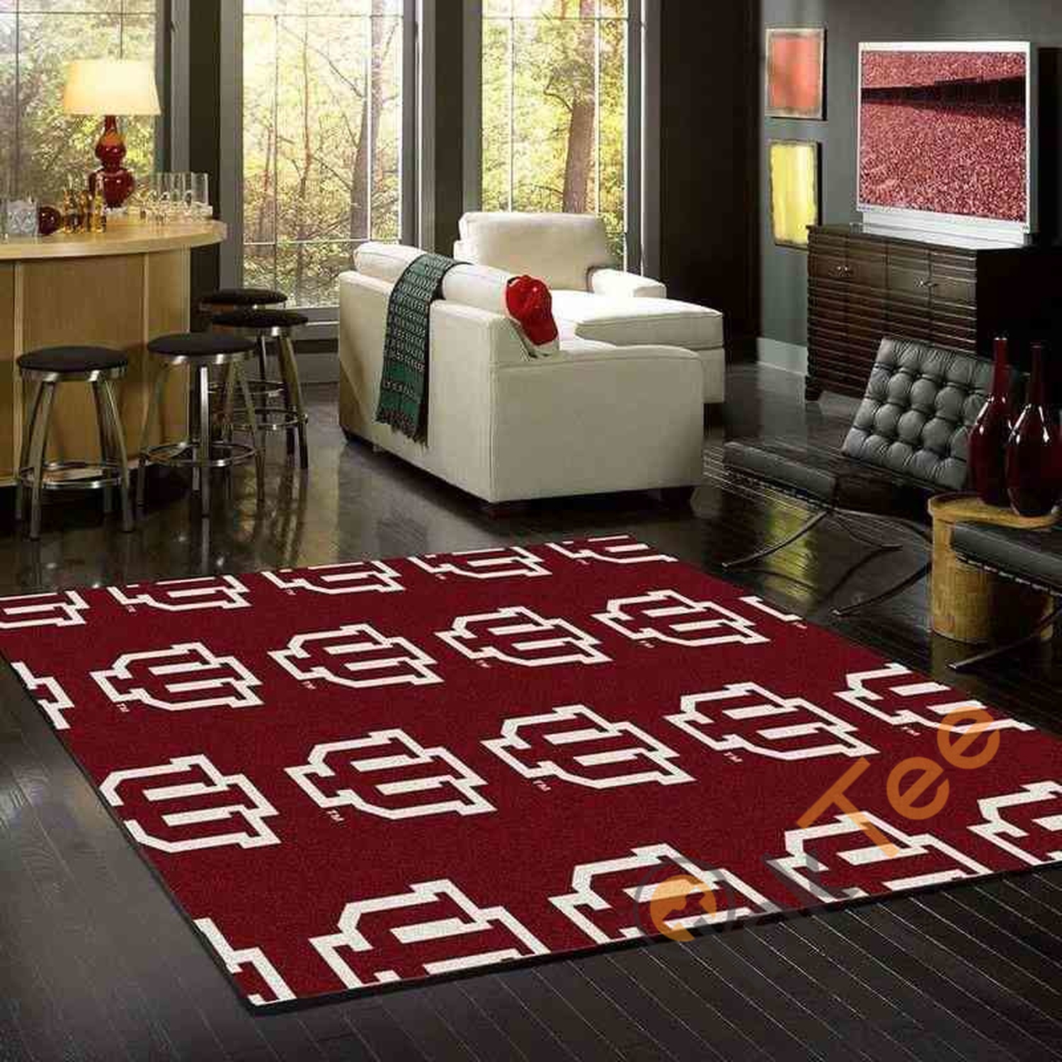 Indiana Hoosiers Area Rug - Unique Anime Apparel for Fans