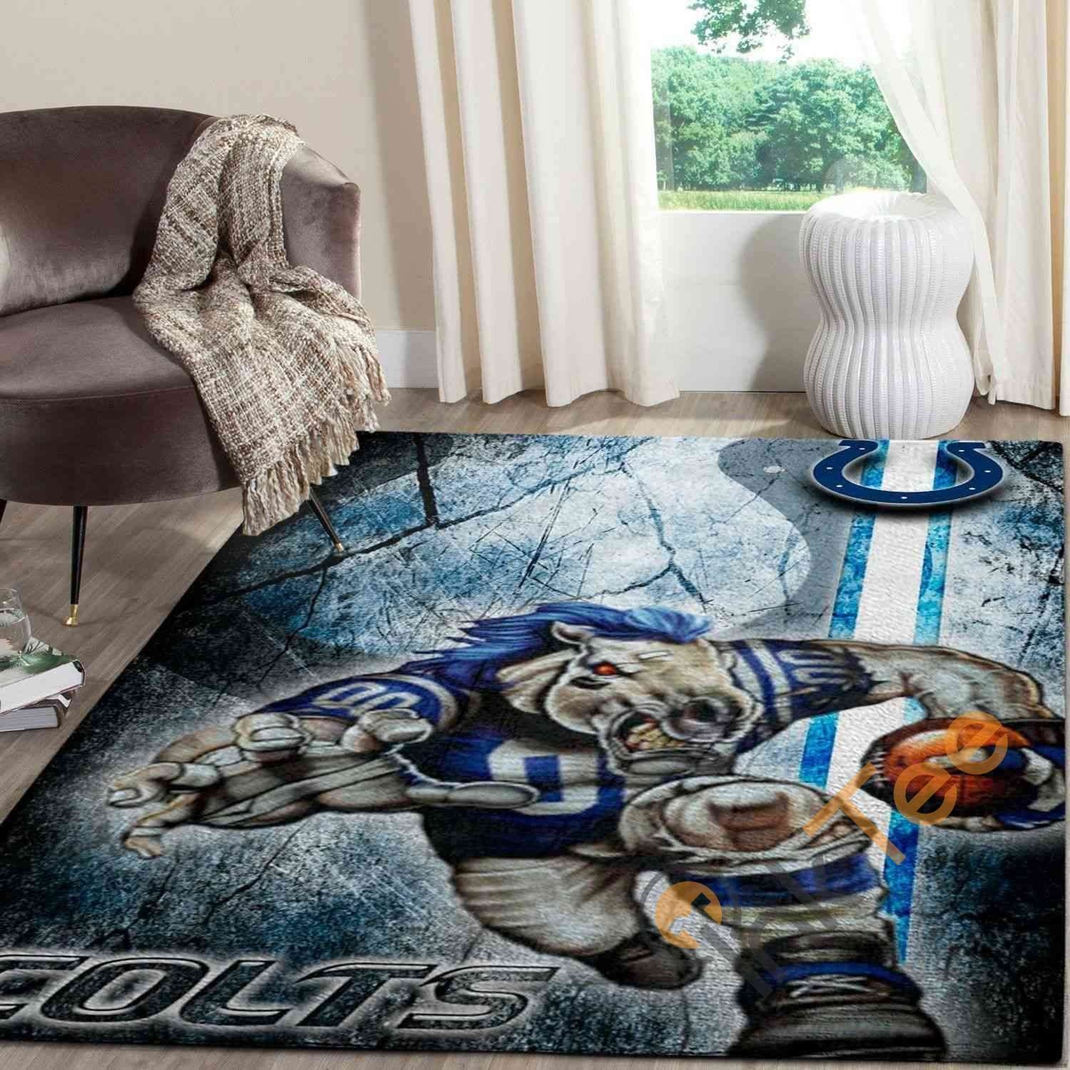 Indianapolis Colts Area Rug - Unique Anime Apparel for Fans