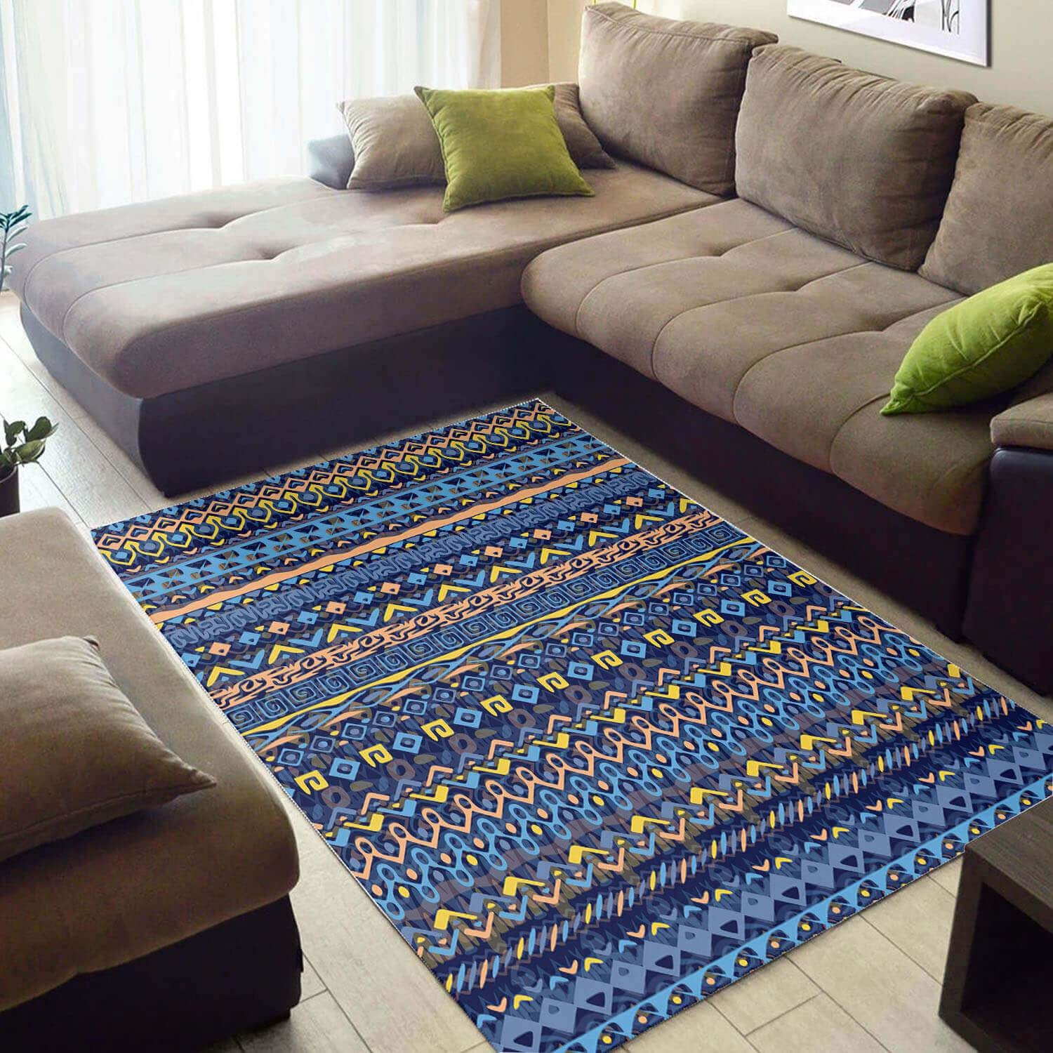 Inspired African Adorable Afrocentric Art Design Floor House Rug - Unique Anime Apparel for Fans