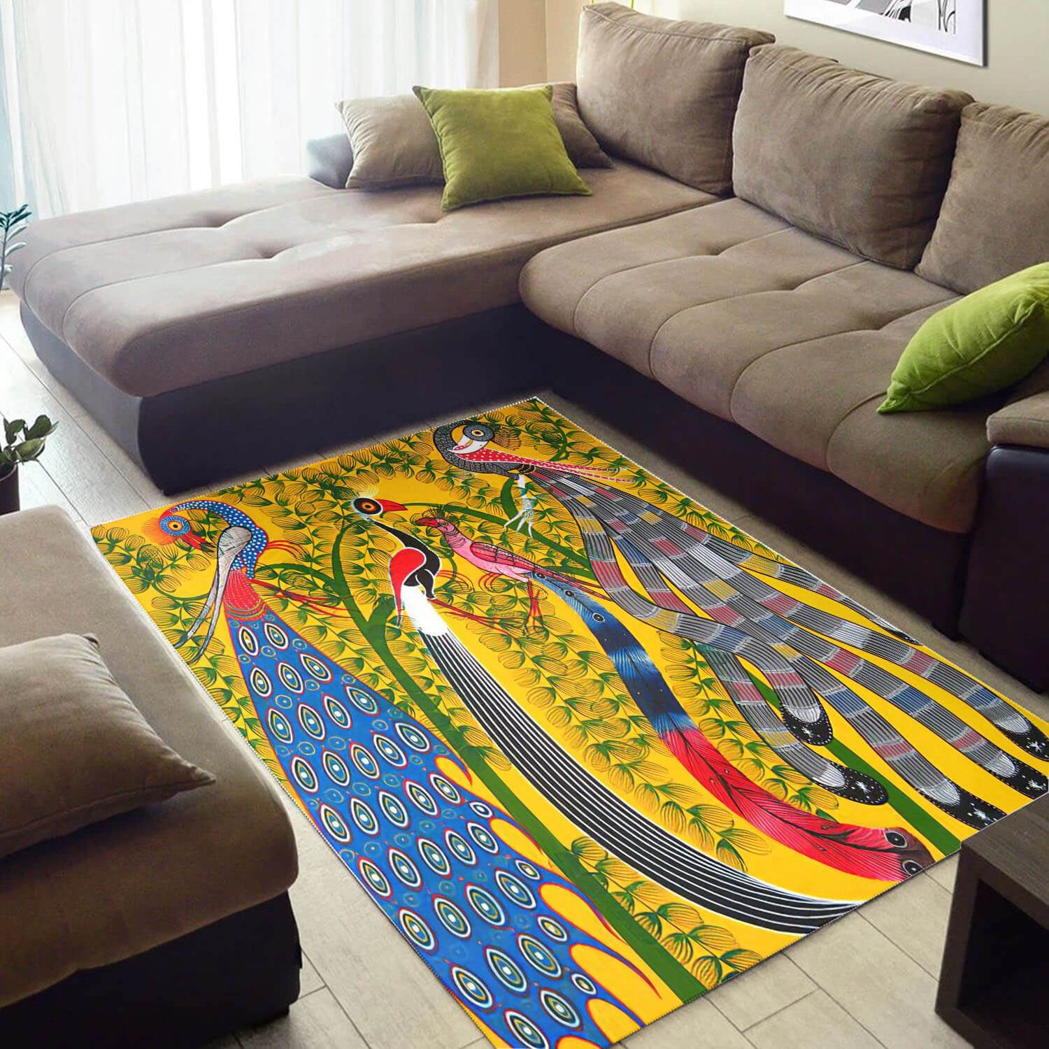 Inspired African American Amazing Themed Safari Animals Carpet Home Rug - Unique Anime Apparel for Fans