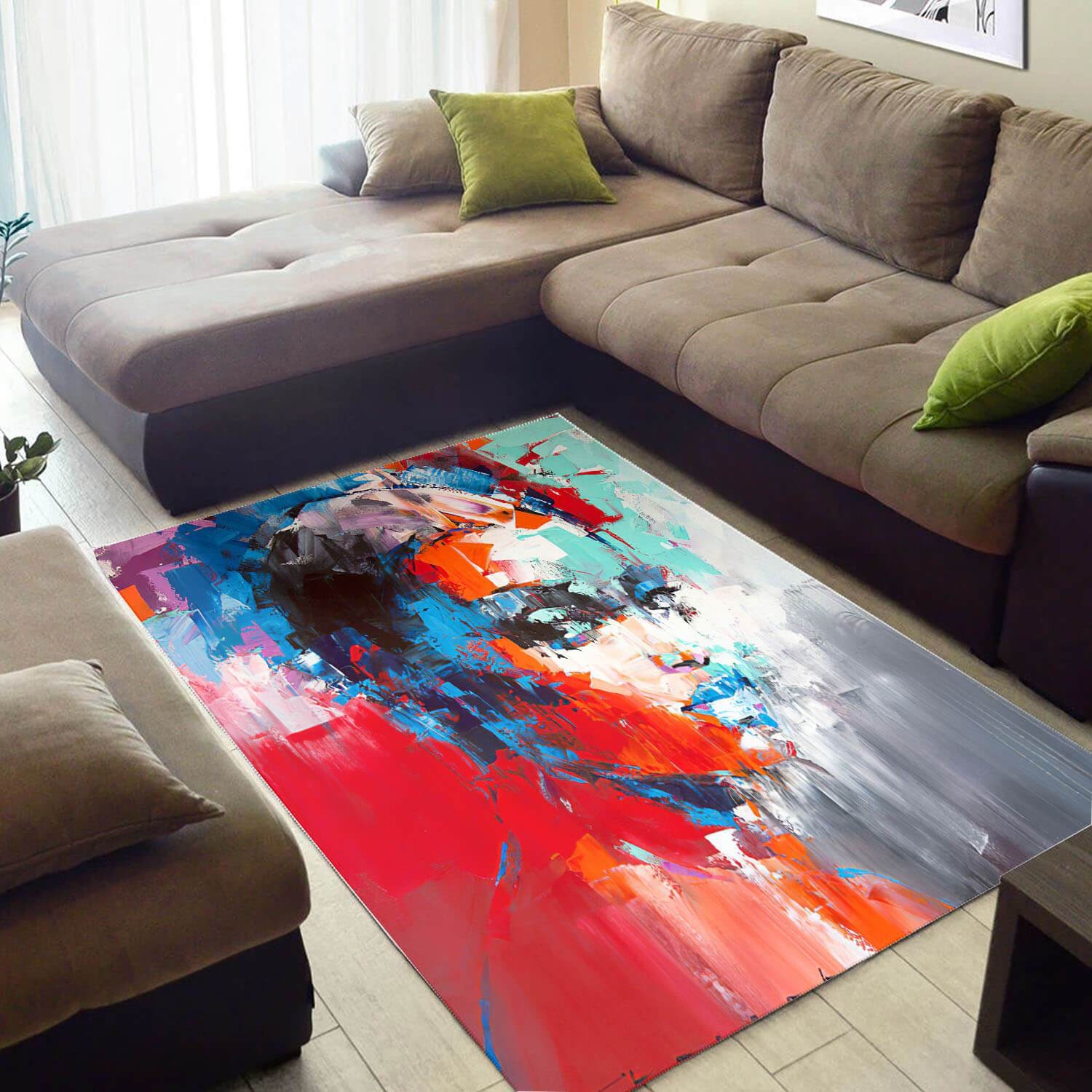 Inspired African American Beautiful Style Afro Girl Carpet Themed Home Rug - Unique Anime Apparel for Fans