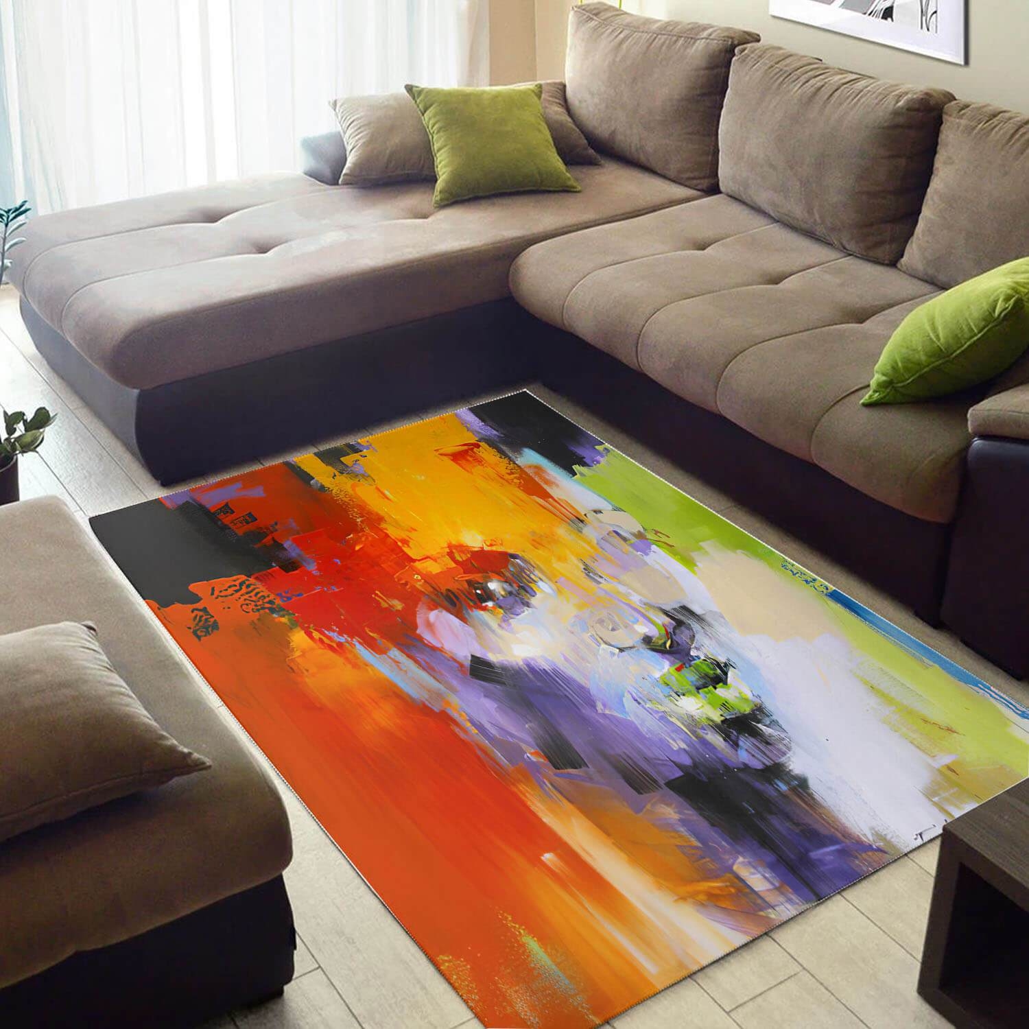 Inspired African Beautiful American Art Melanin Woman Large Living Room Rug - Unique Anime Apparel for Fans