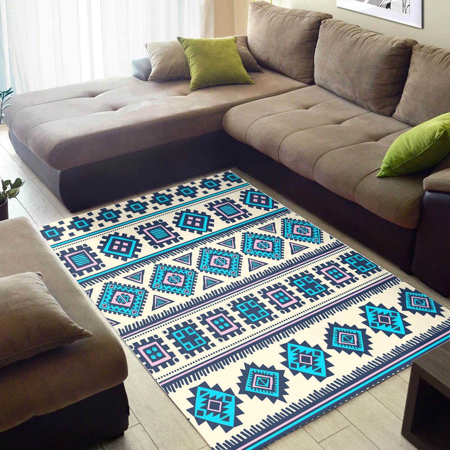 Inspired African Perfect Style Afrocentric Art Design Floor Living Room Rug - Unique Anime Apparel for Fans