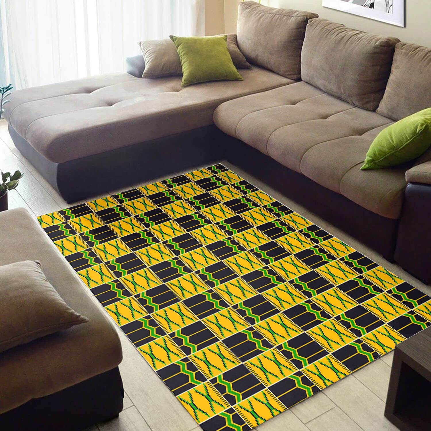 Inspired African Style Adorable Black History Month Seamless Pattern Floor Rug - Unique Anime Apparel for Fans