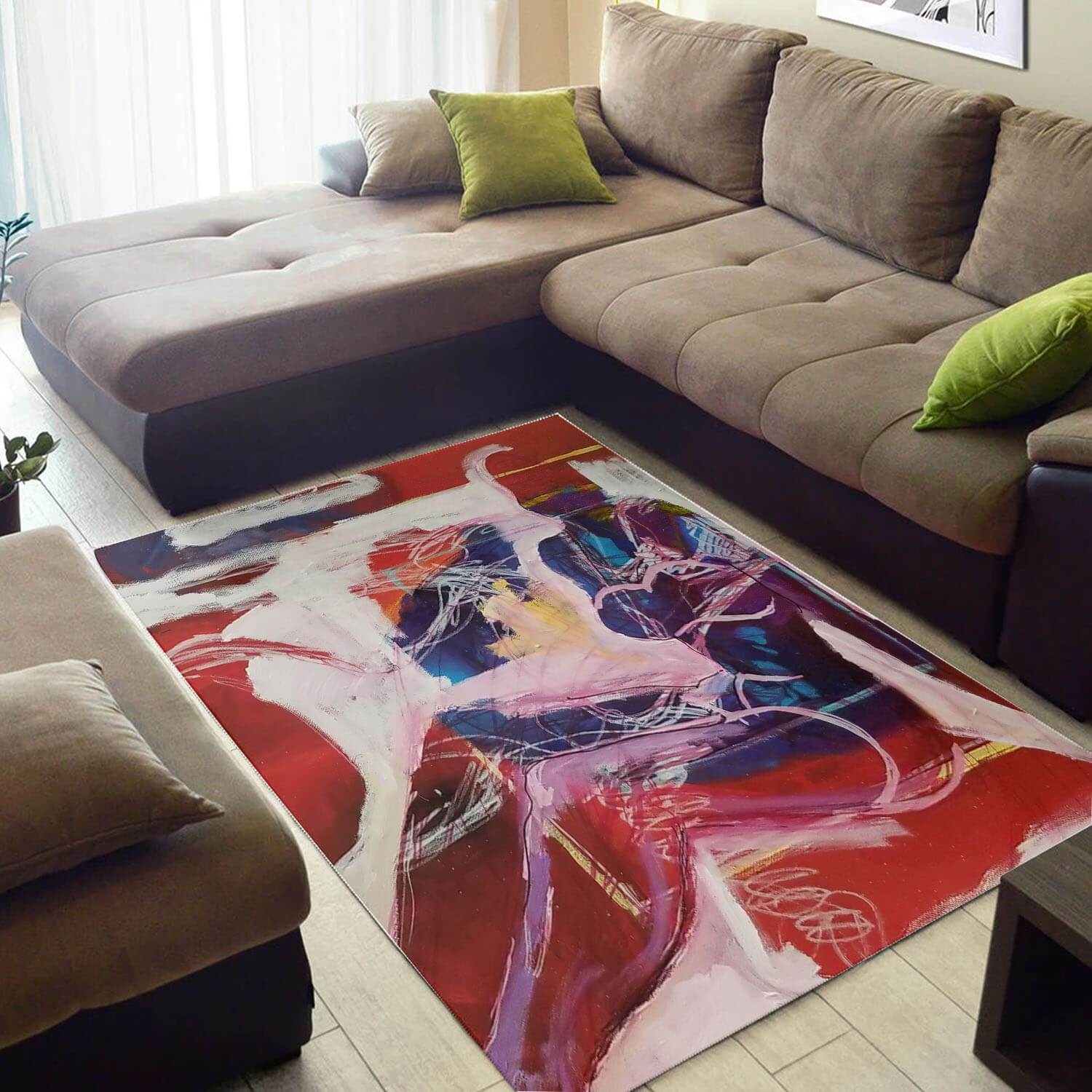 Inspired African Style Cute American Afro Girl Themed Carpet Home Rug - Unique Anime Apparel for Fans