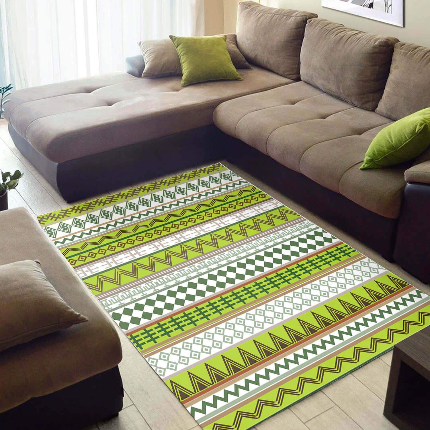 Inspired African Style Graphic Natural Hair Afrocentric Pattern Art Carpet Room Rug - Unique Anime Apparel for Fans