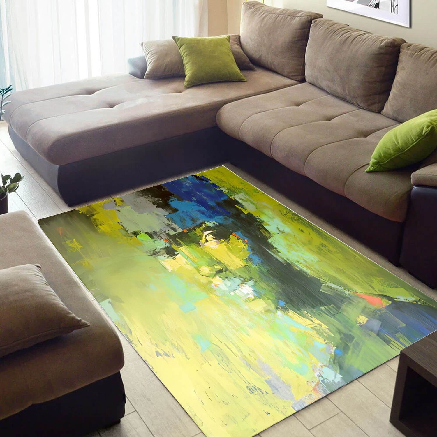 Inspired African Style Pretty Afro Girl Floor Rug - Unique Anime Apparel for Fans