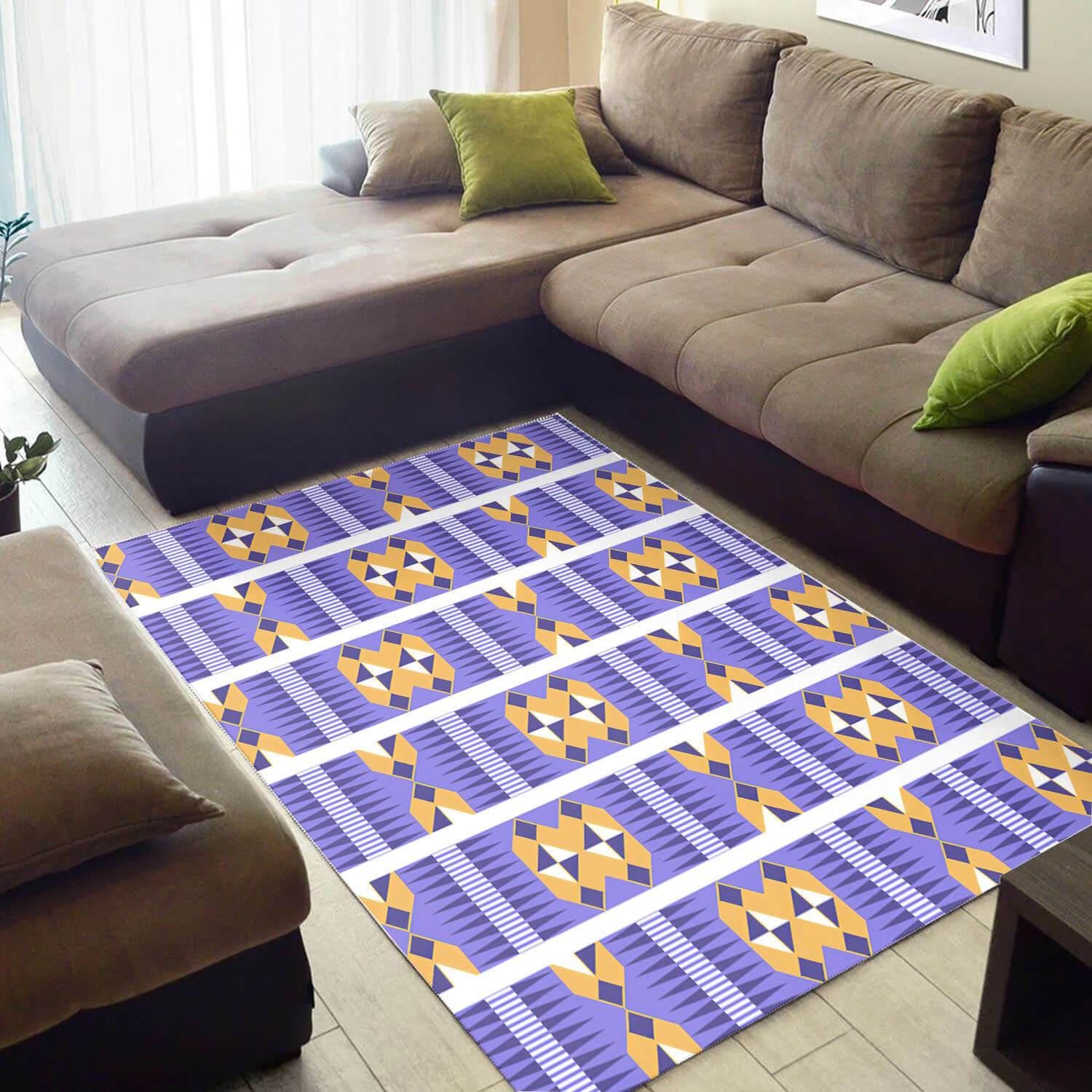 Inspired African Style Trendy Afro American Afrocentric Art Carpet Home Rug - Unique Anime Apparel for Fans