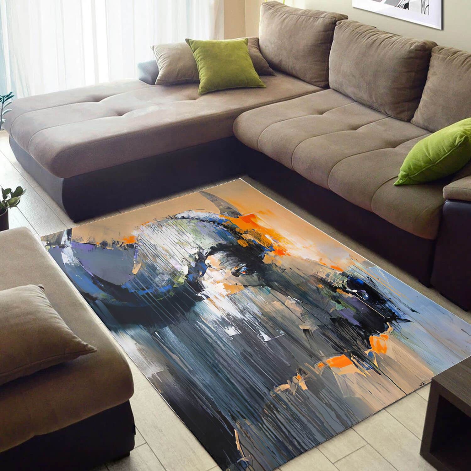 Inspired African Style Unique Afro American Animals Carpet Home Rug - Unique Anime Apparel for Fans