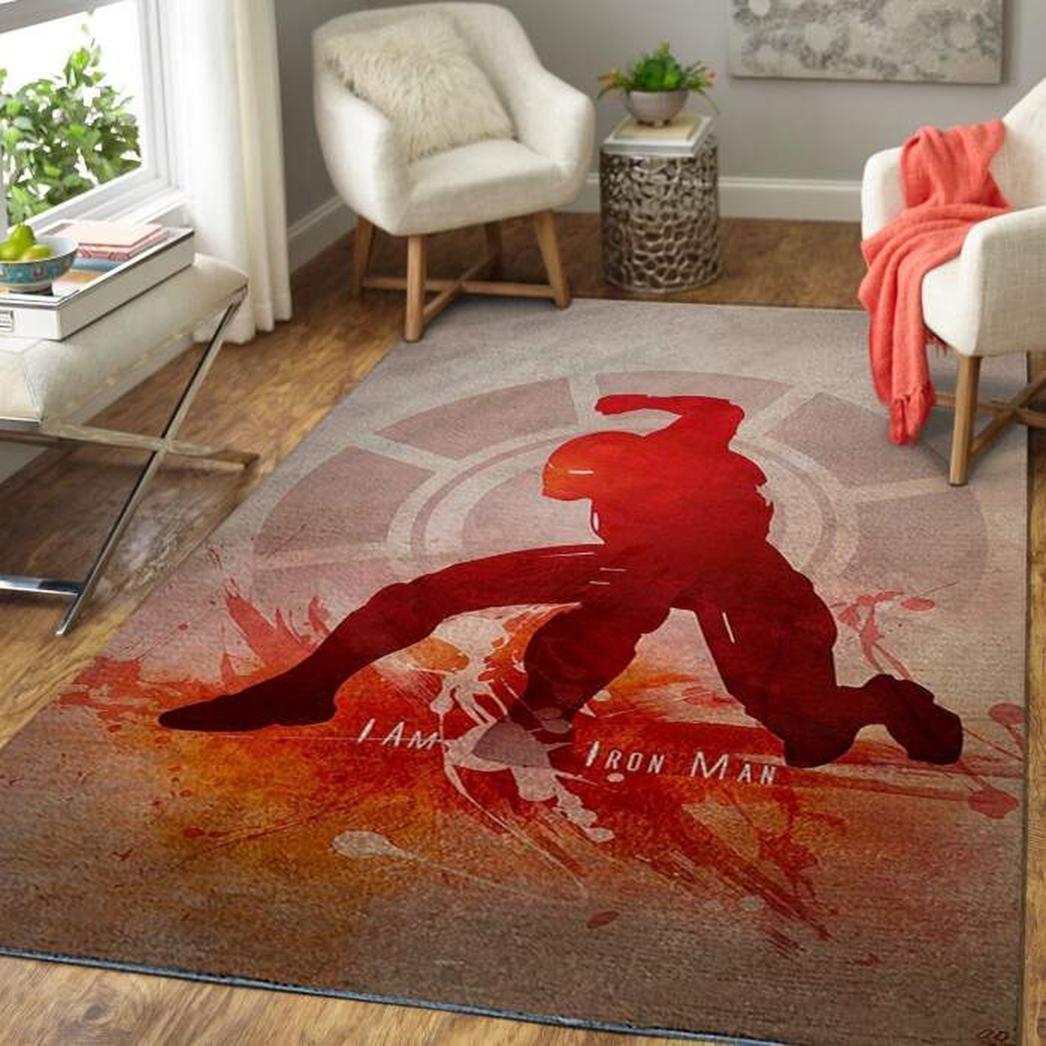 Iron Man Avengers Rug - Unique Anime Apparel for Fans