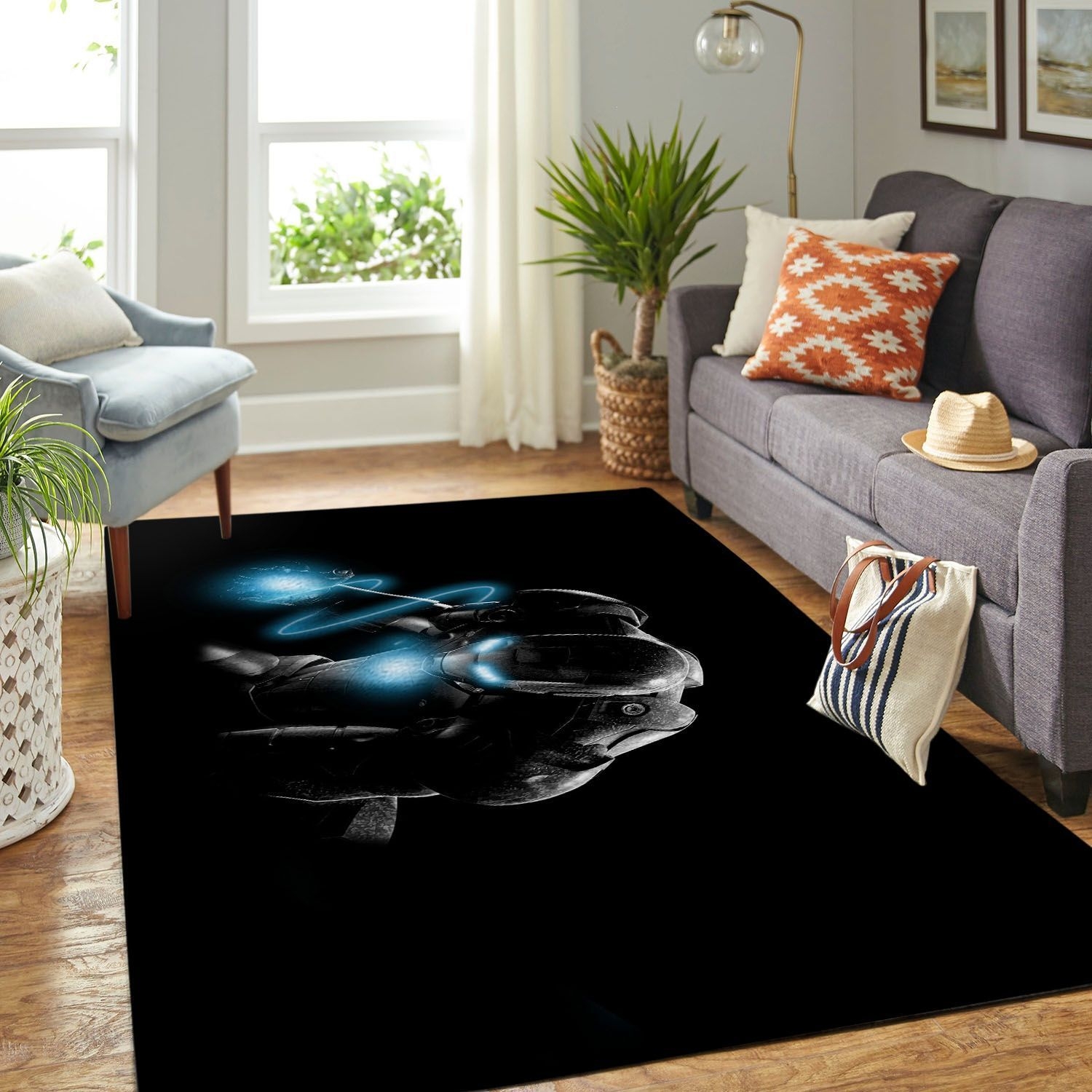 Iron Man Living Room Area Rug - Unique Anime Apparel for Fans