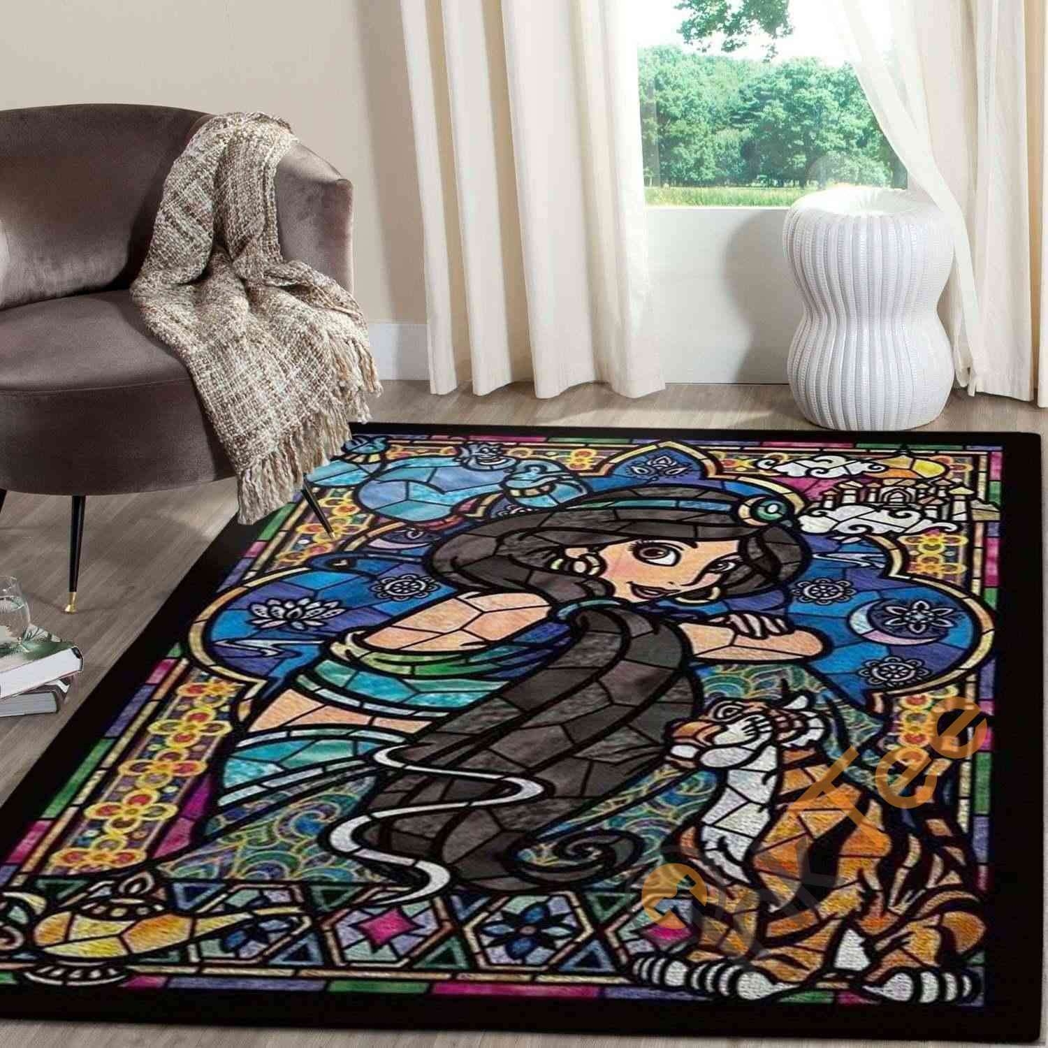Jasmine Disney Princess Area Rug - Unique Anime Apparel for Fans