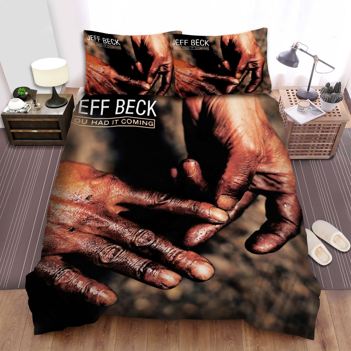 Jeff Beck You Had It Coming Bed Sheets Spread Duvet Cover Bedding Set - Unique Anime Apparel for Fans