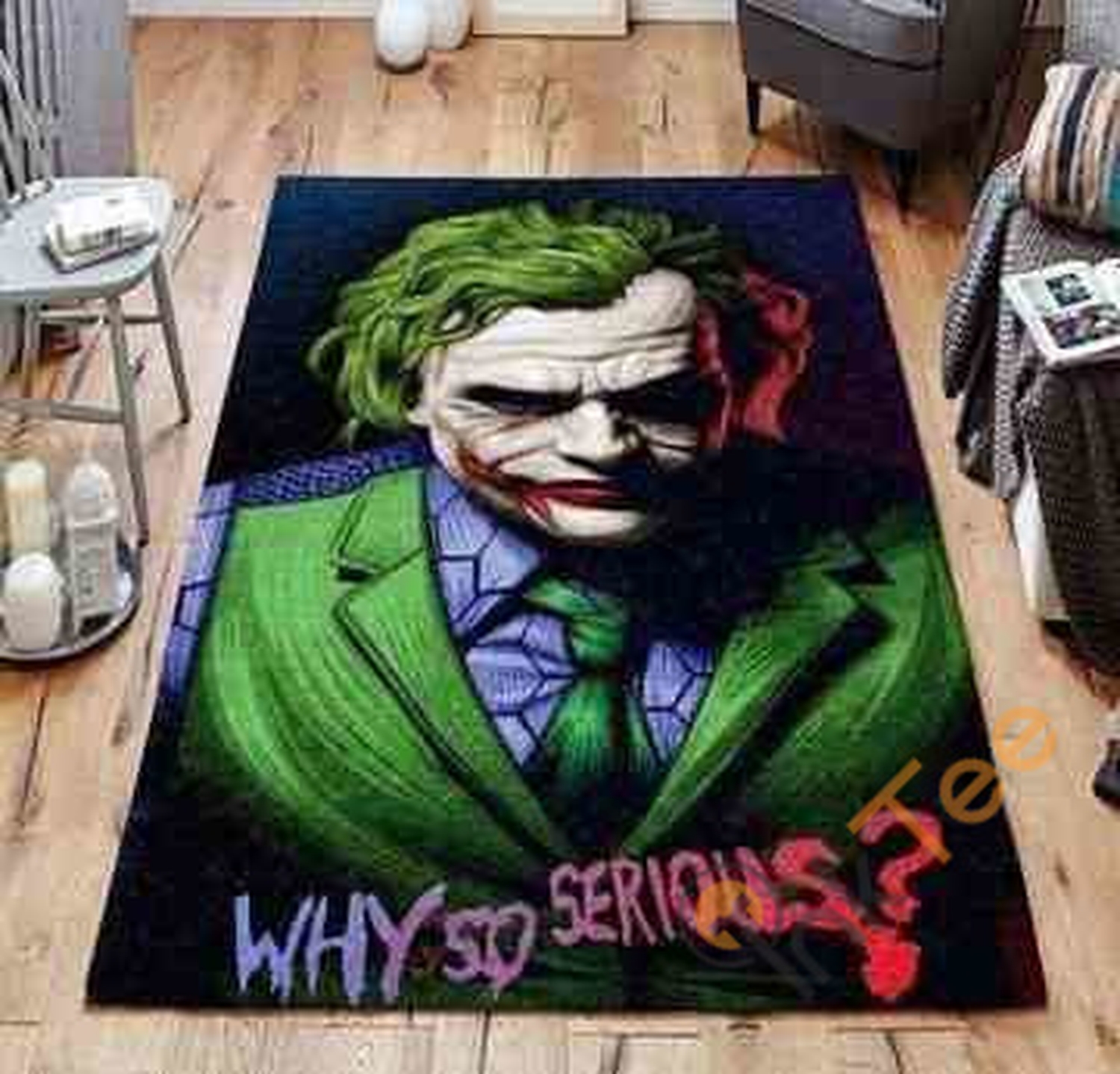 Joker Area Rug - Unique Anime Apparel for Fans