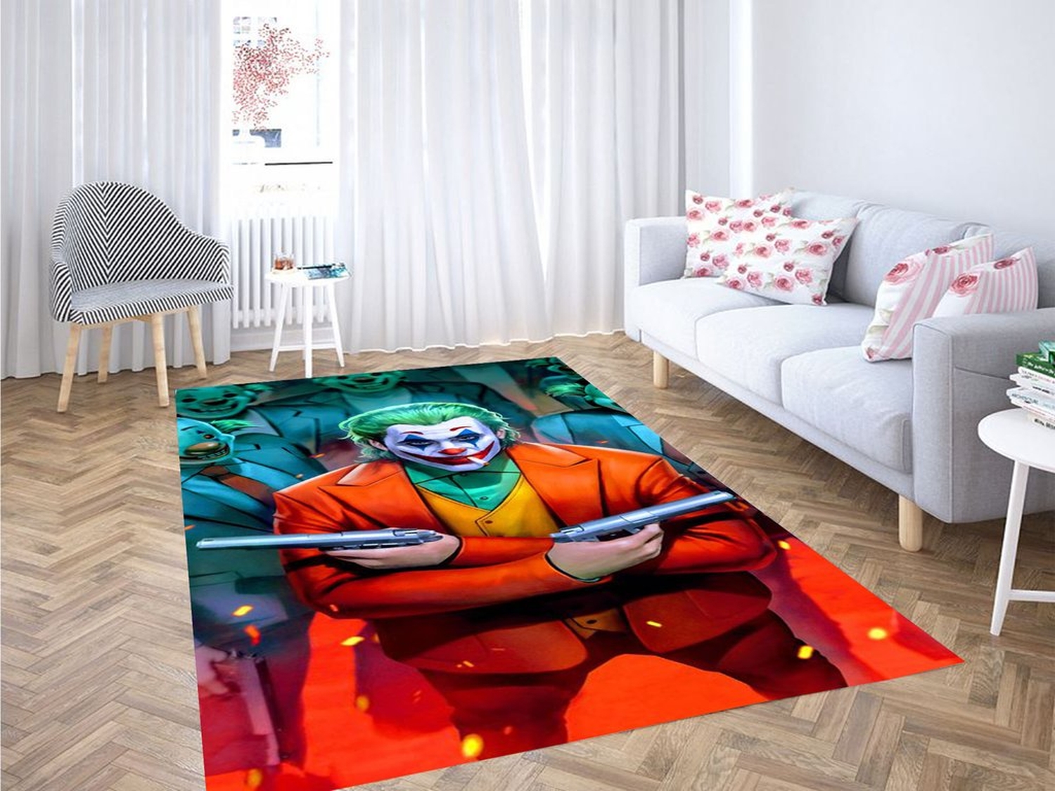 Joker Joaquin Wallpaper Living Room Modern Carpet Rug - Unique Anime Apparel for Fans