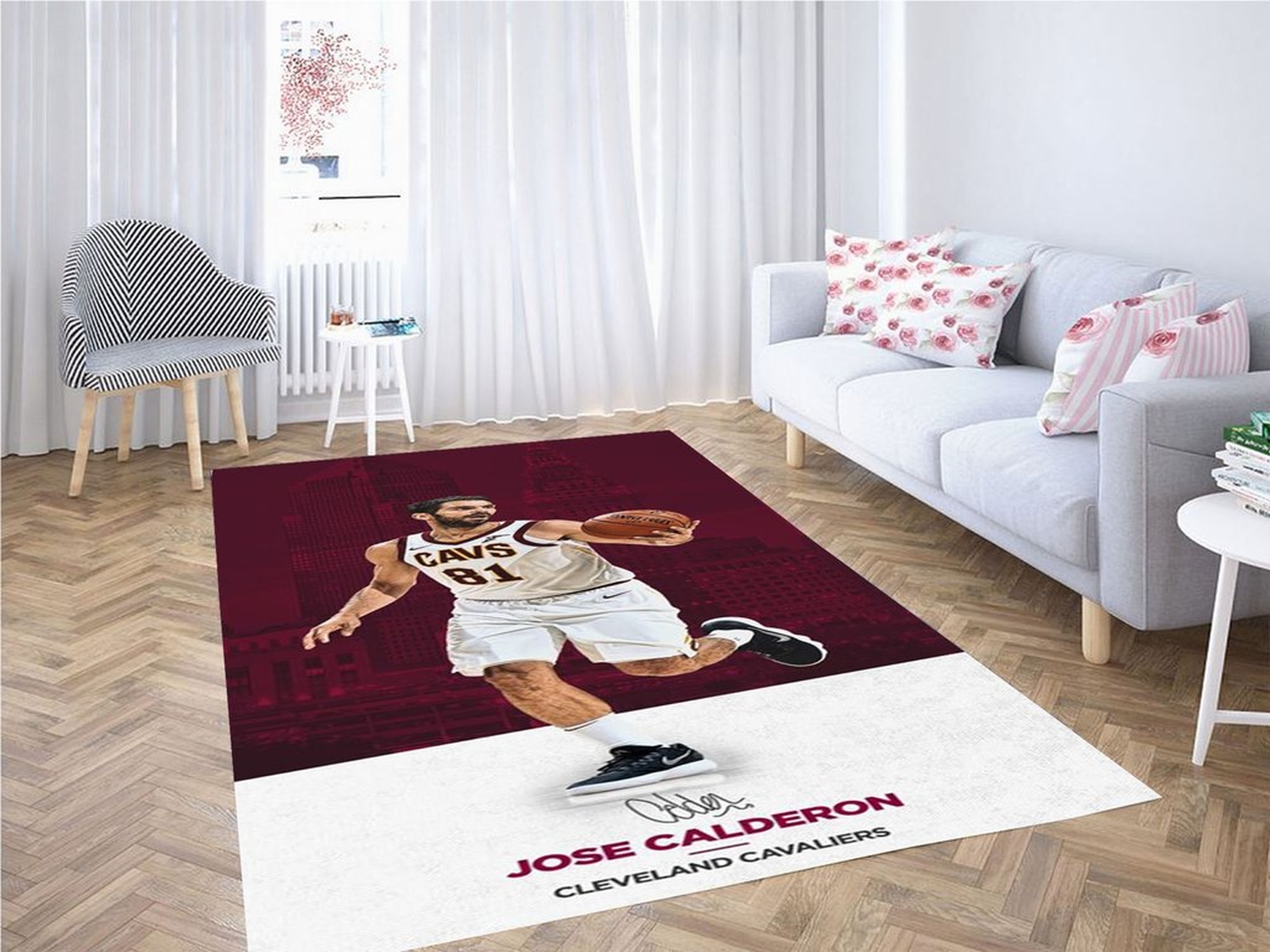 Jose Calderon Wallpaper Living Room Modern Carpet Rug - Unique Anime Apparel for Fans