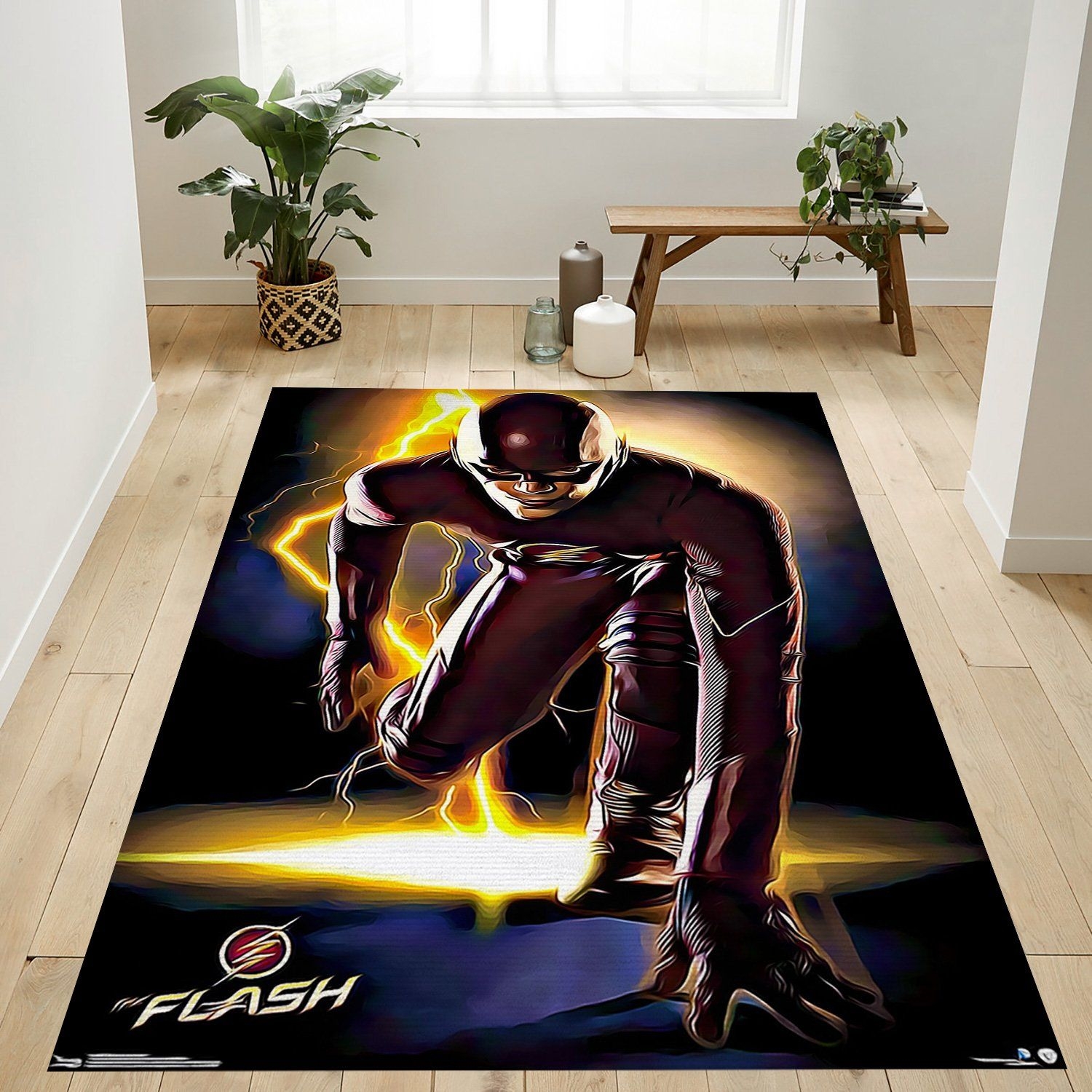 Justice League Flash Carpet - Unique Anime Apparel for Fans