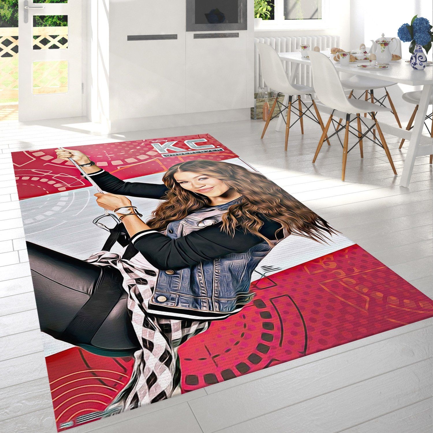 K C Undercover Rug - Unique Anime Apparel for Fans