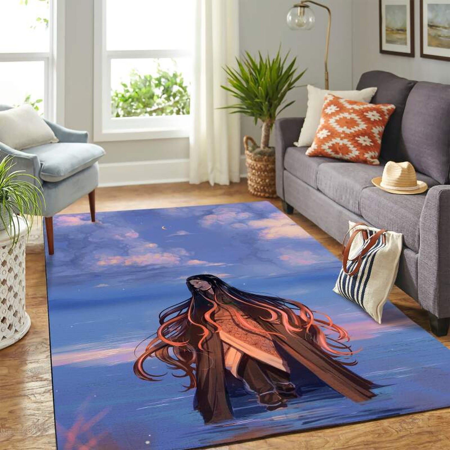 Kamado.nezuko New Carpet Floor Area Rug - Unique Anime Apparel for Fans