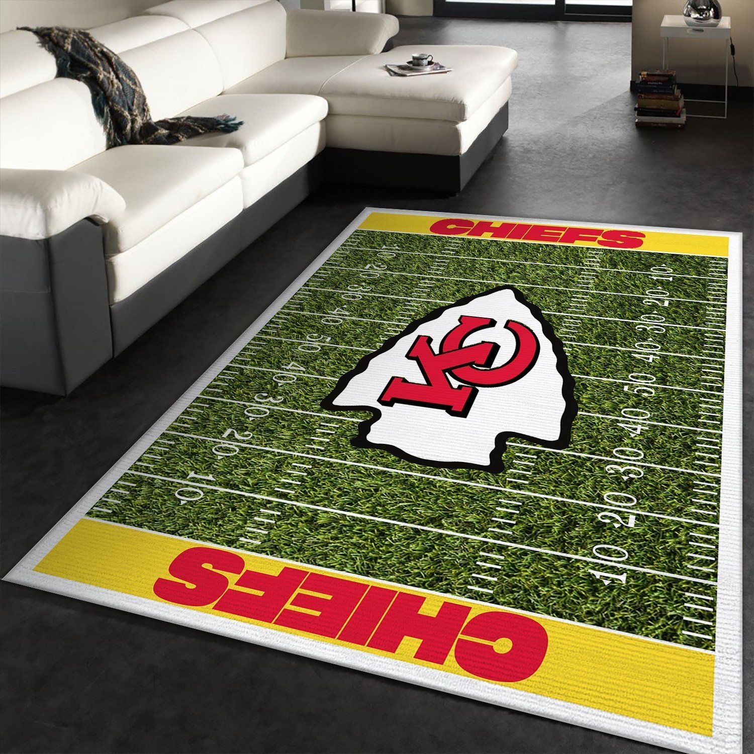 Kansas City Chiefs Rug - Unique Anime Apparel for Fans