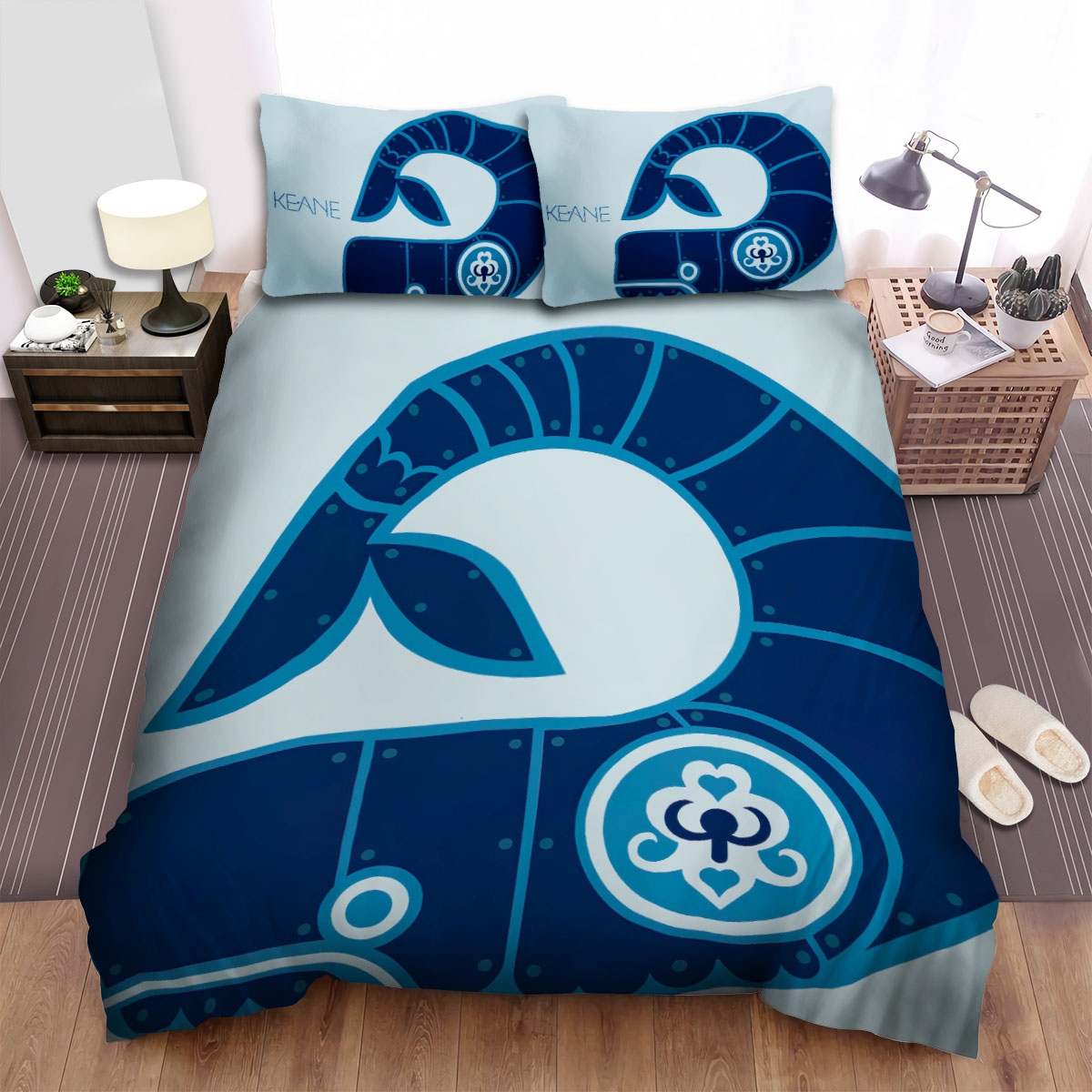 Keane Band Logos Bed Sheets Spread Duvet Cover Bedding Set - Unique Anime Apparel for Fans