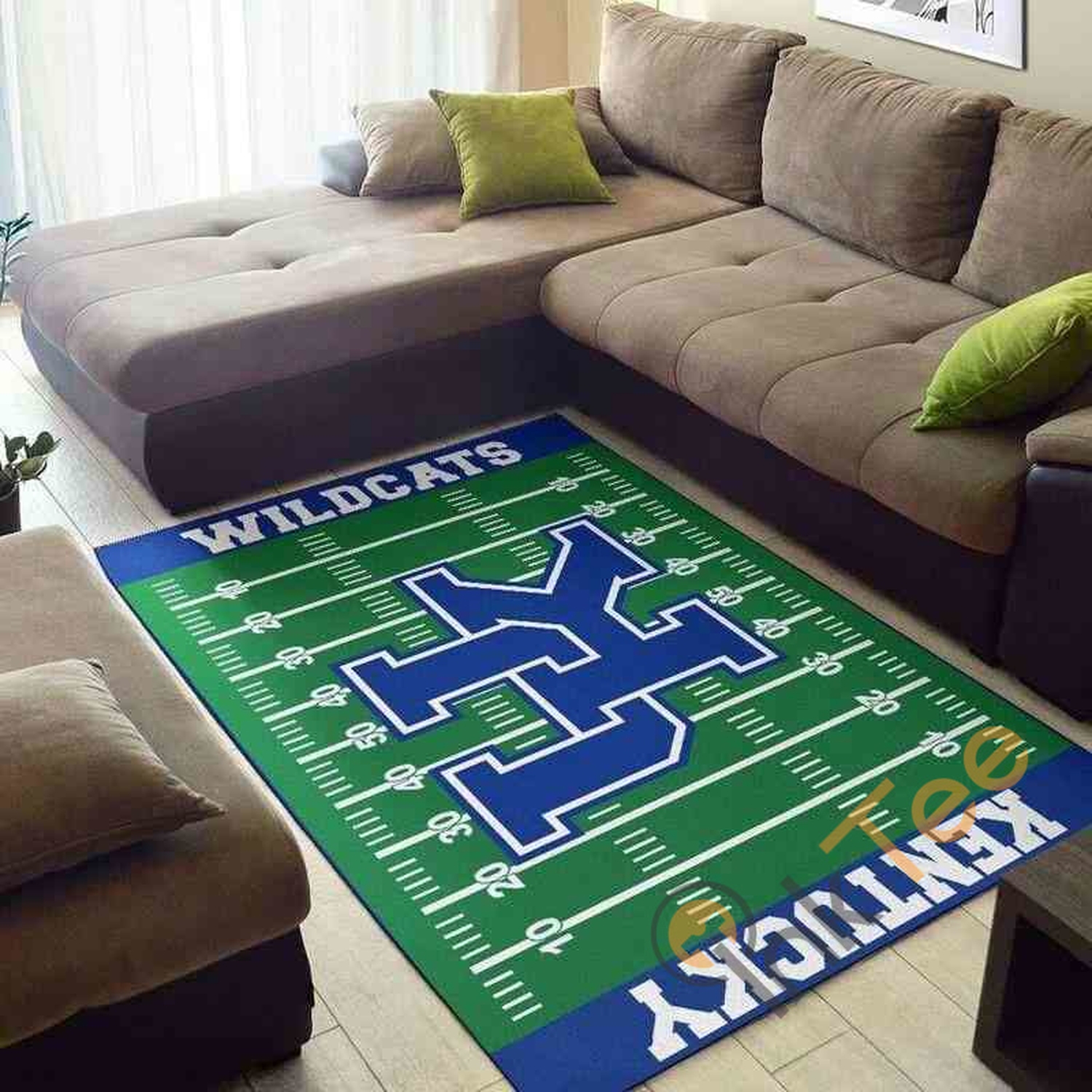 Kentucky Wildcats Home Field Area Rug - Unique Anime Apparel for Fans