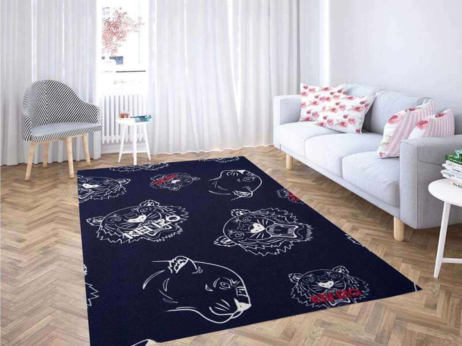 Kenzo Wallpaper Carpet Rug - Unique Anime Apparel for Fans