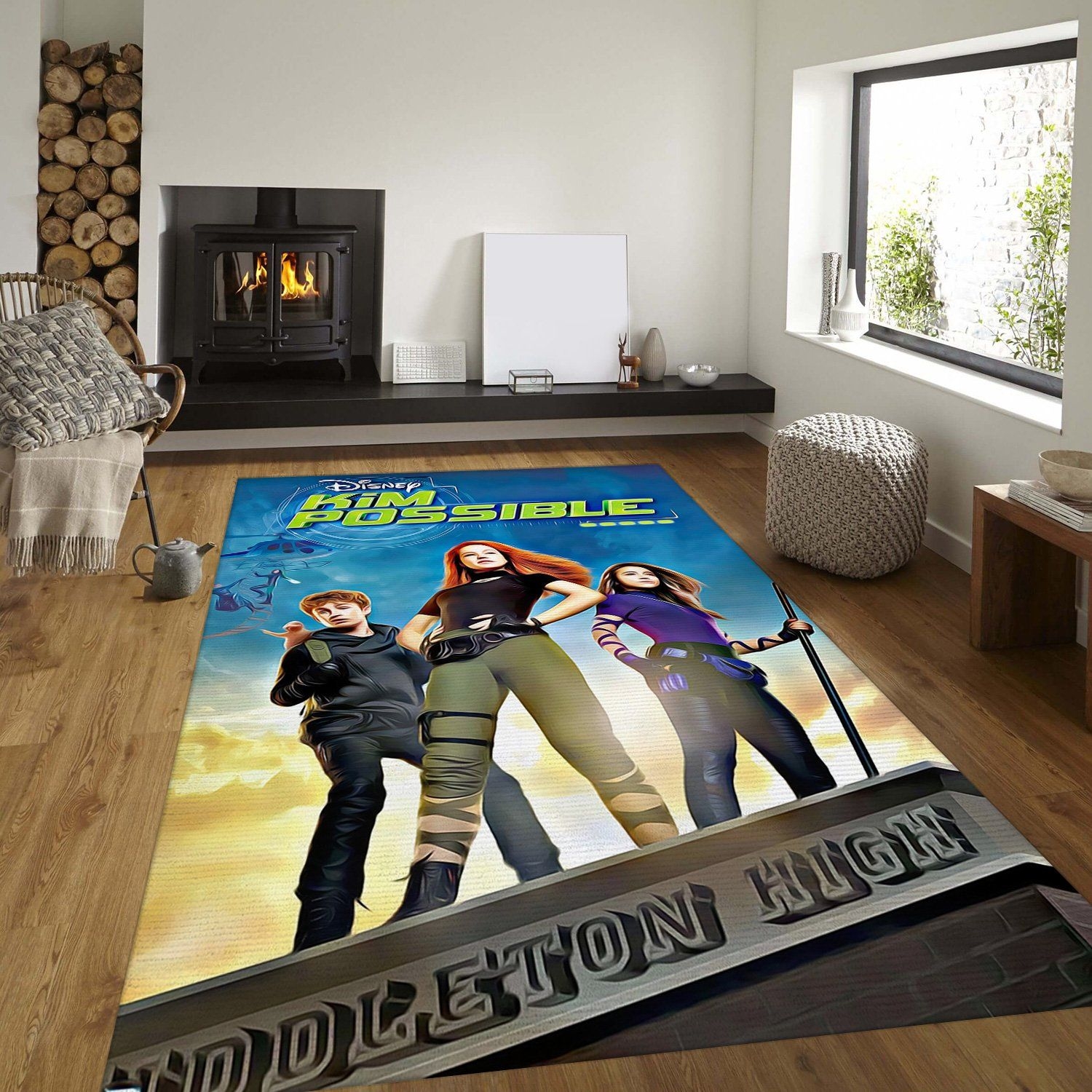 Kim Possible Characters Rug - Unique Anime Apparel for Fans