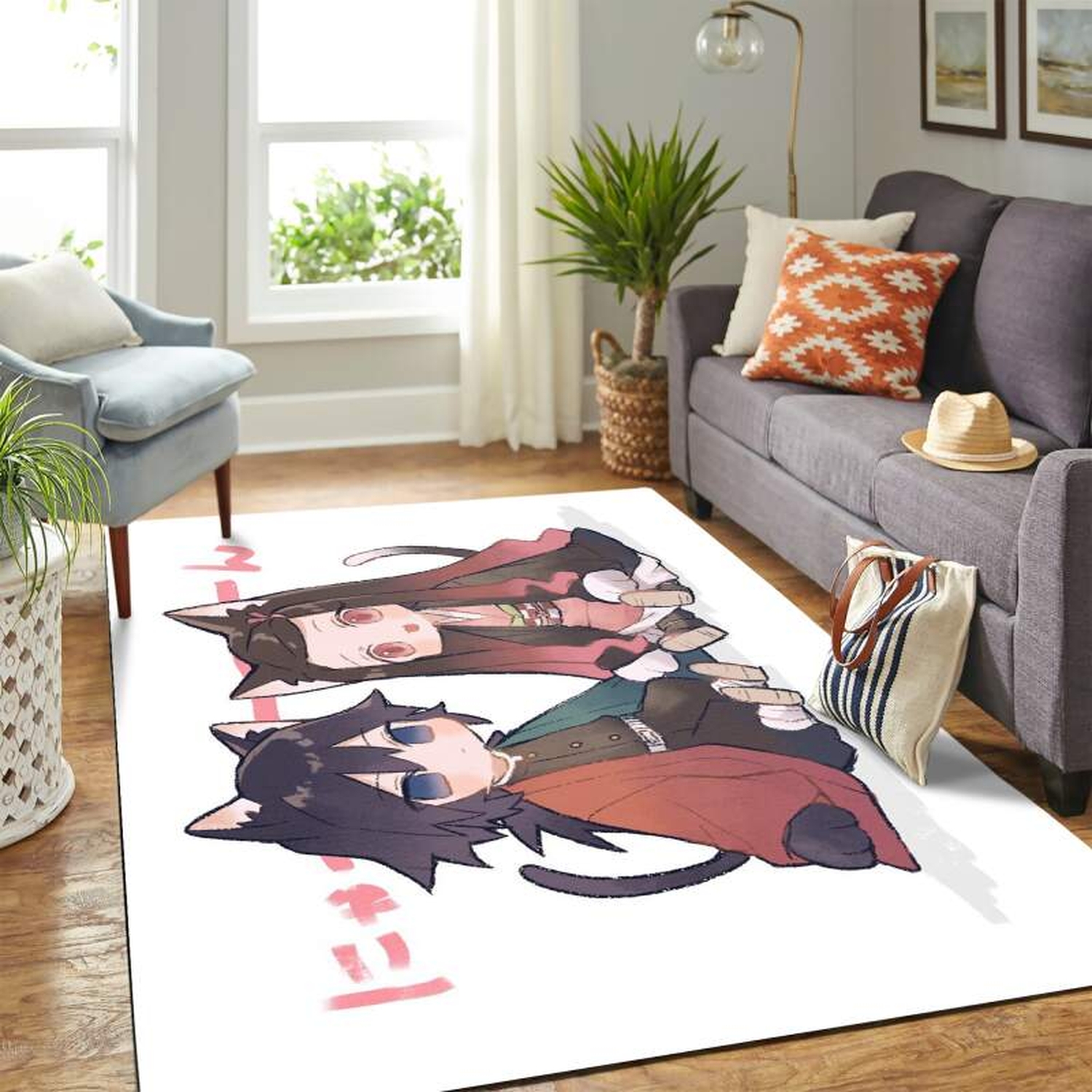 Kimetsu No Yaiba Carpet Floor Area Rug - Unique Anime Apparel for Fans