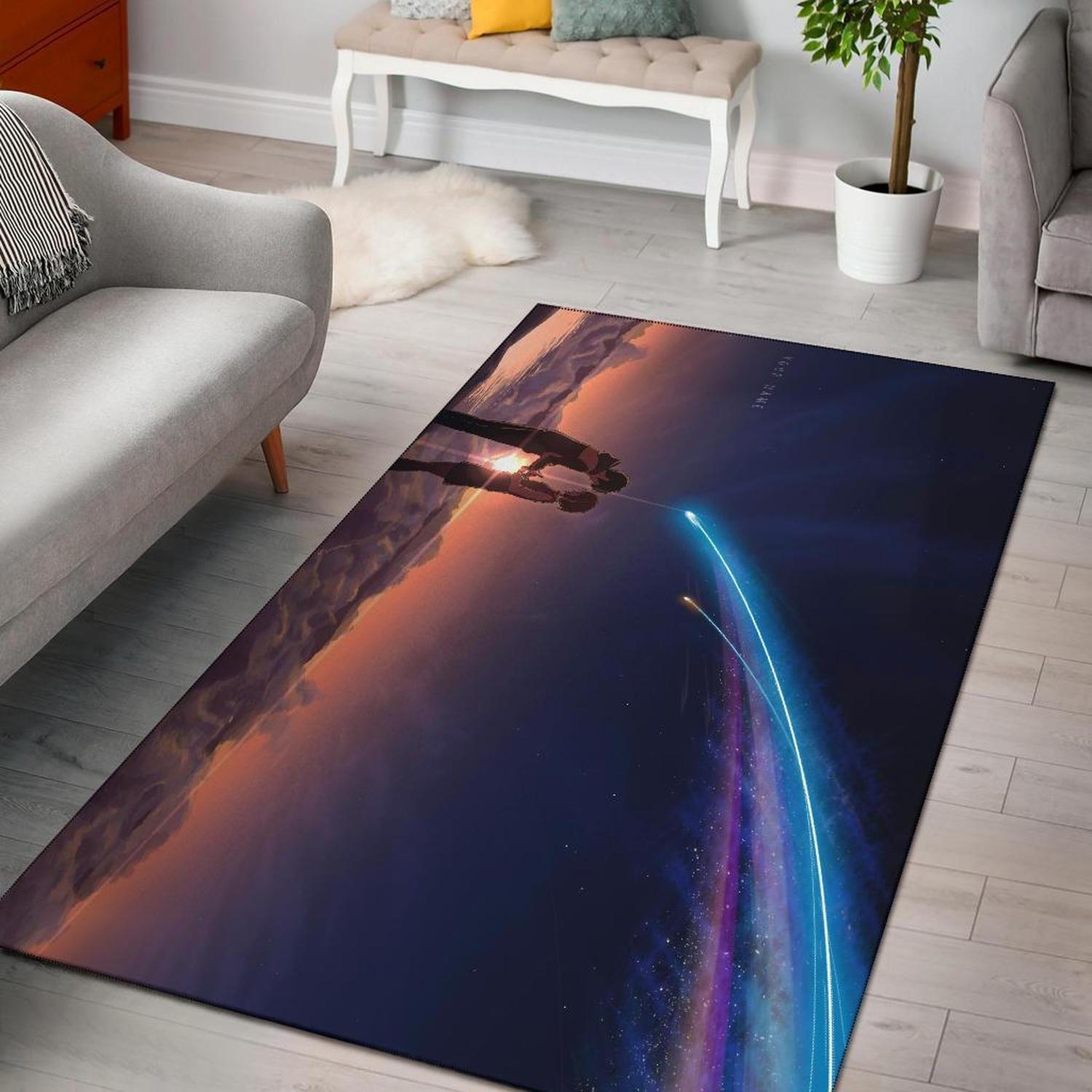 Kimi No Nawa Your Name Area Rug - Unique Anime Apparel for Fans